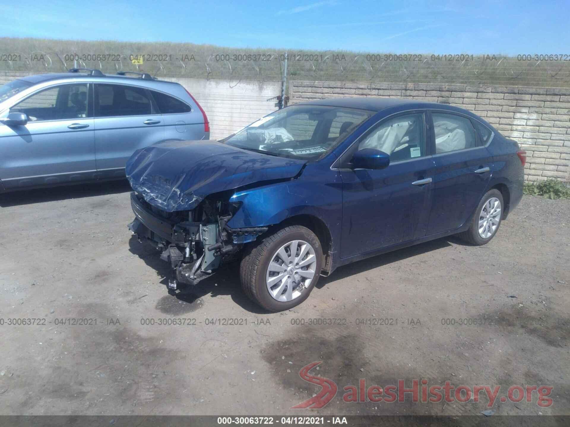 3N1AB7APXKY445277 2019 NISSAN SENTRA