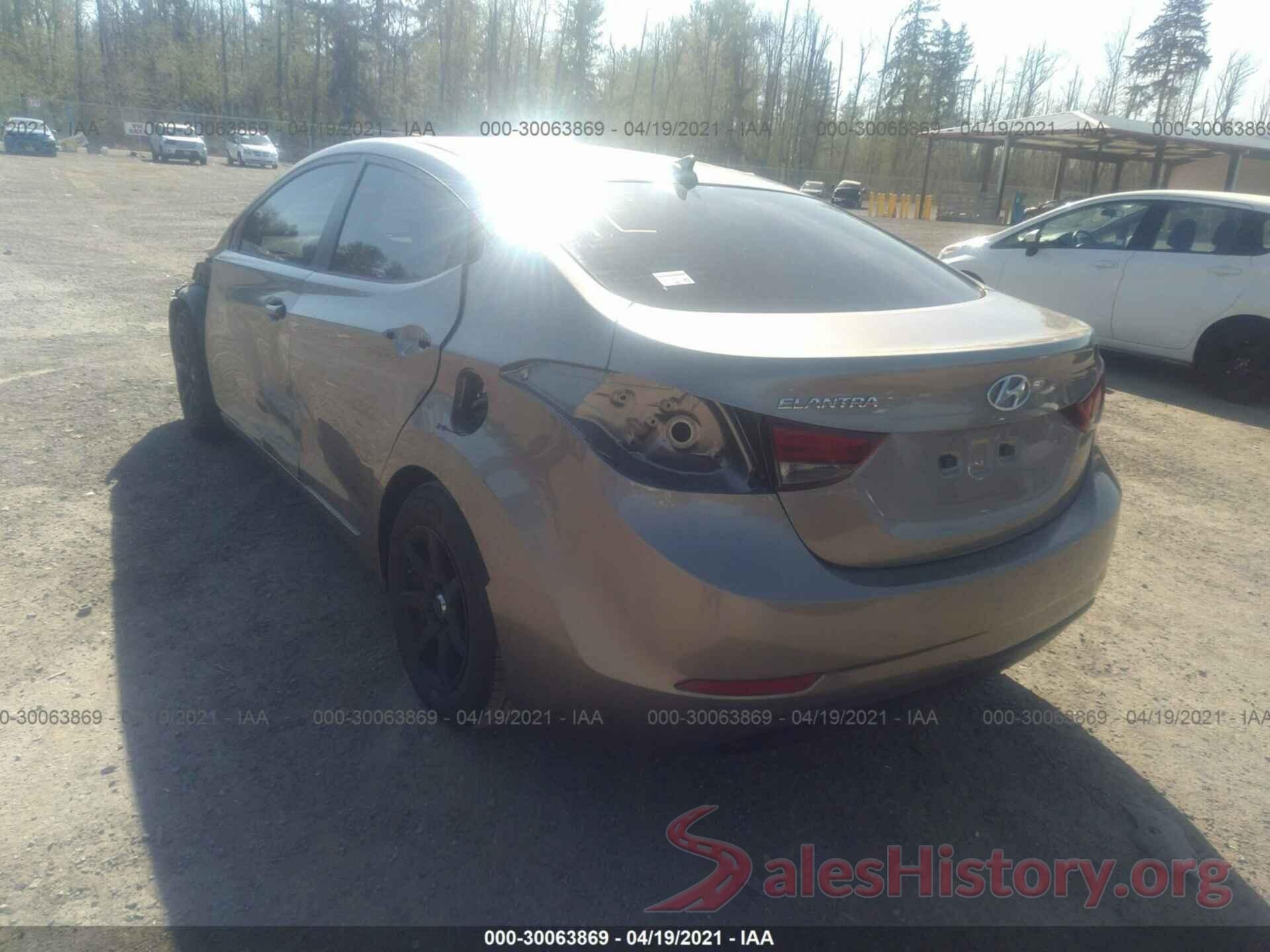 5NPDH4AEXGH724271 2016 HYUNDAI ELANTRA