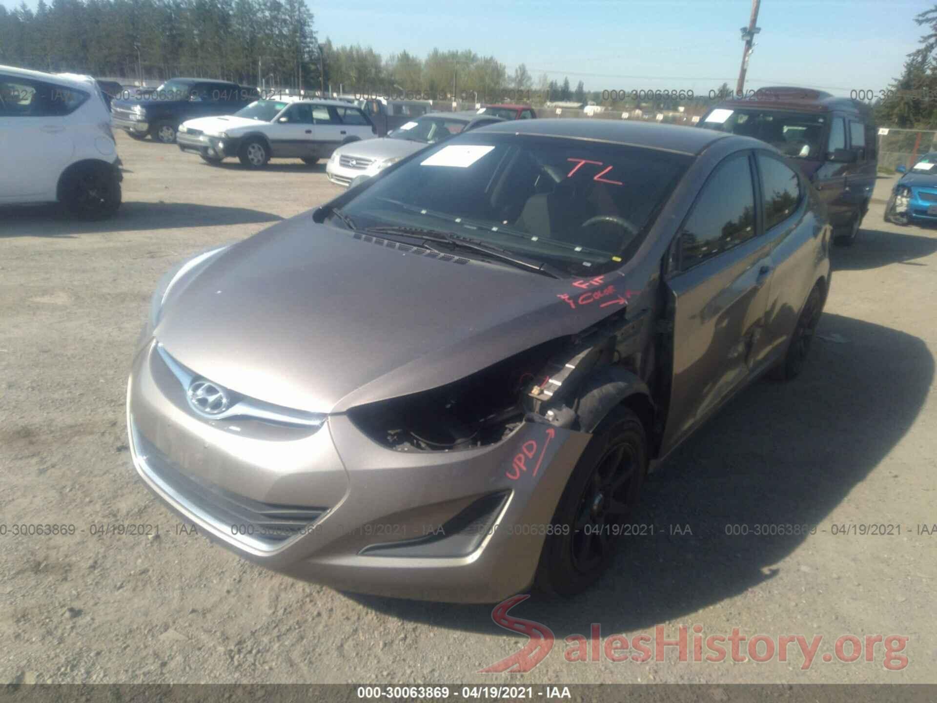 5NPDH4AEXGH724271 2016 HYUNDAI ELANTRA