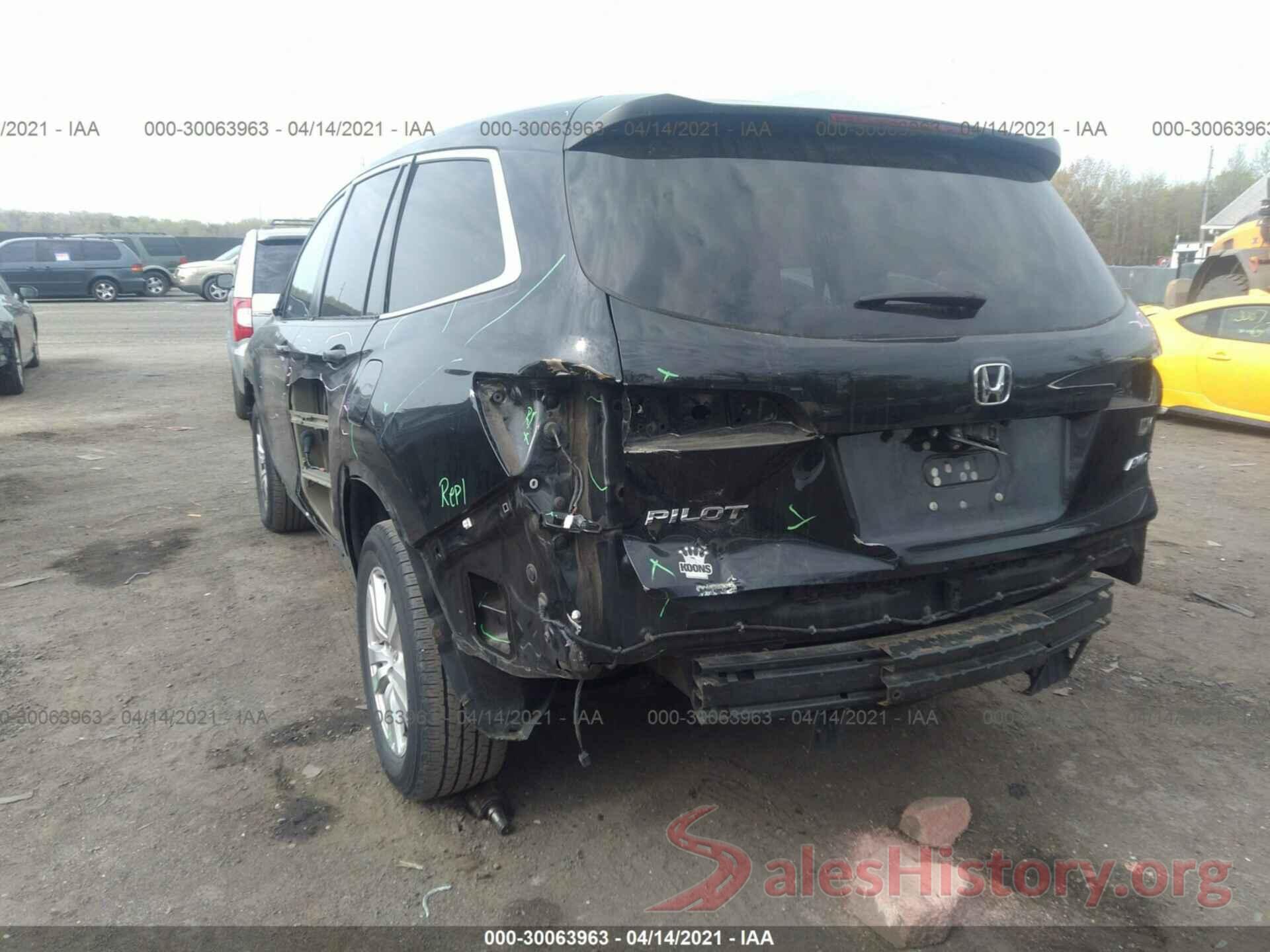 5FNYF6H1XGB005302 2016 HONDA PILOT