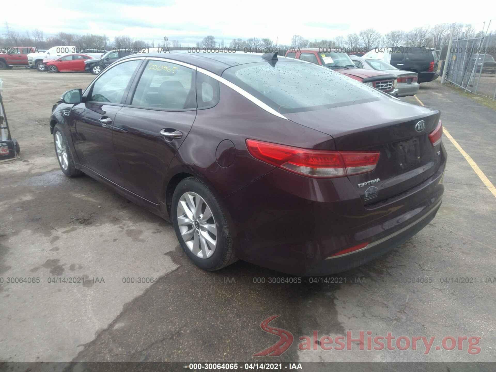 5XXGU4L36GG005017 2016 KIA OPTIMA