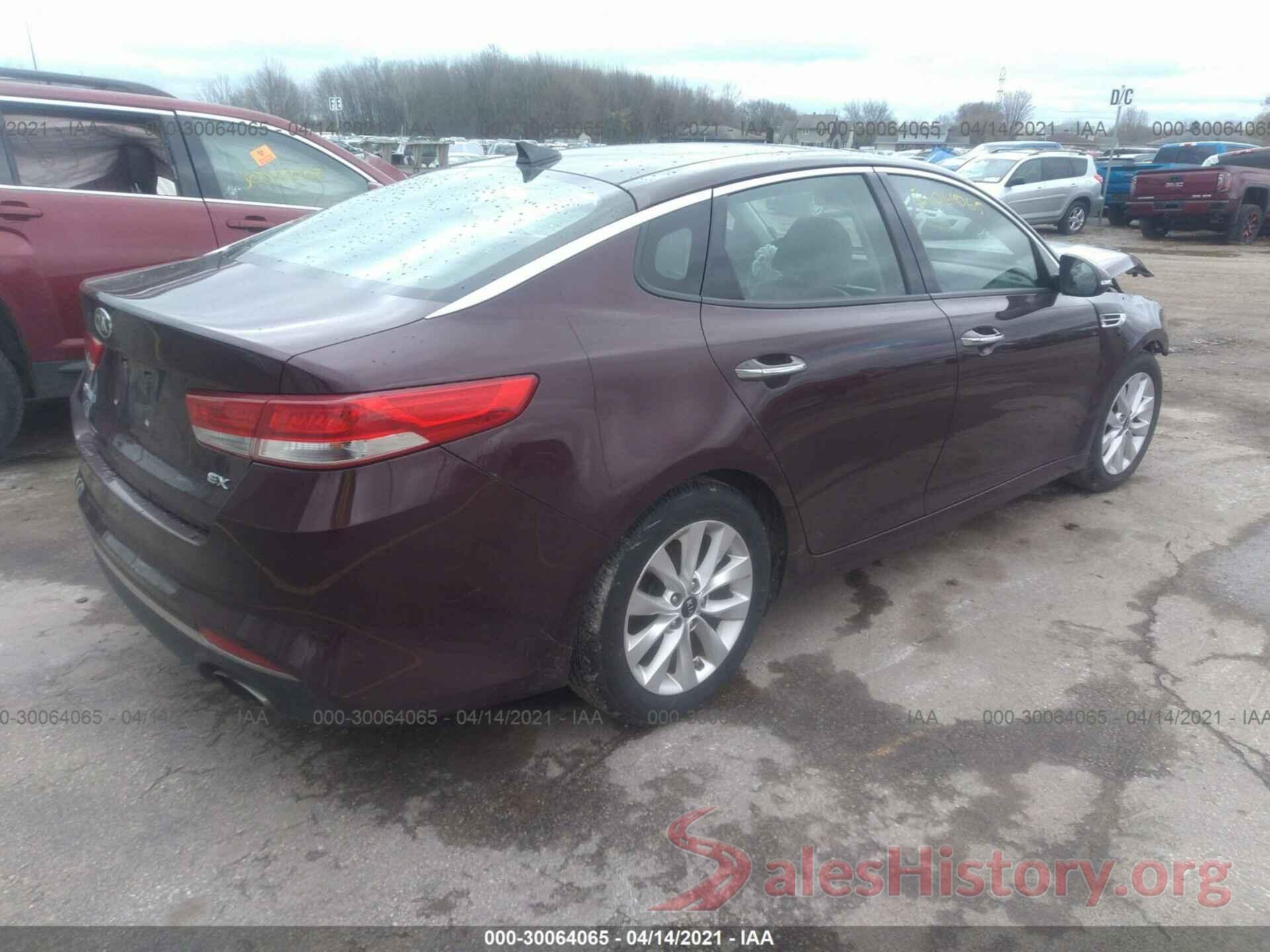 5XXGU4L36GG005017 2016 KIA OPTIMA