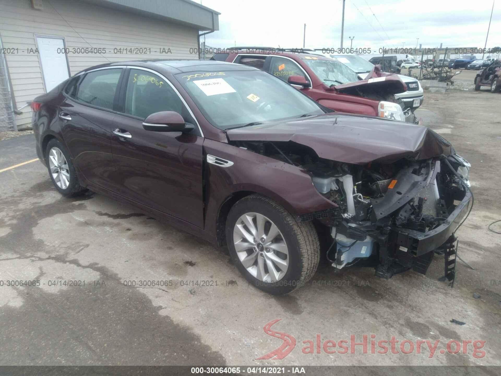 5XXGU4L36GG005017 2016 KIA OPTIMA