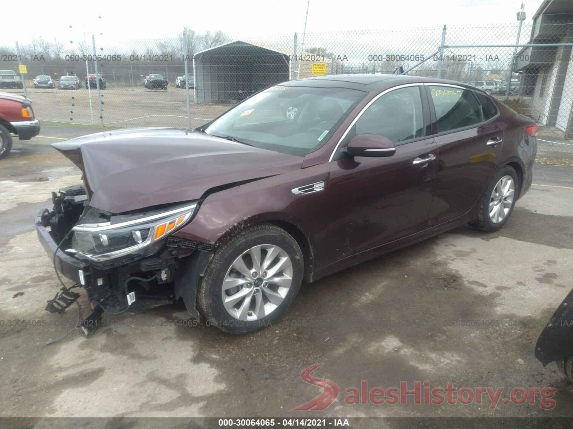 5XXGU4L36GG005017 2016 KIA OPTIMA