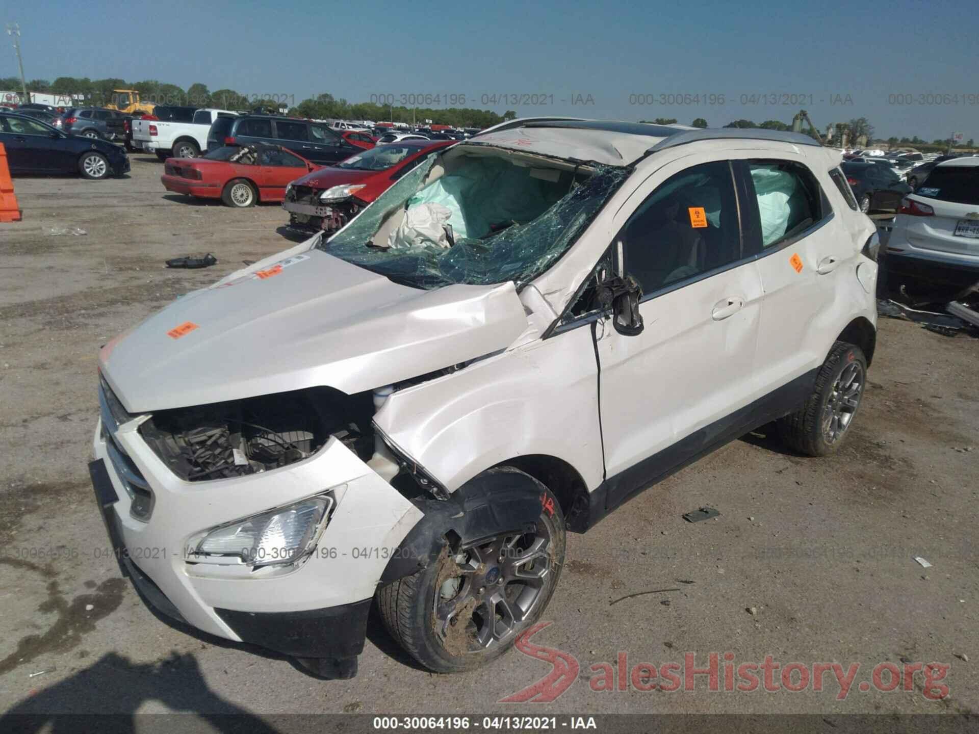 MAJ6S3KL9KC288749 2019 FORD ECOSPORT