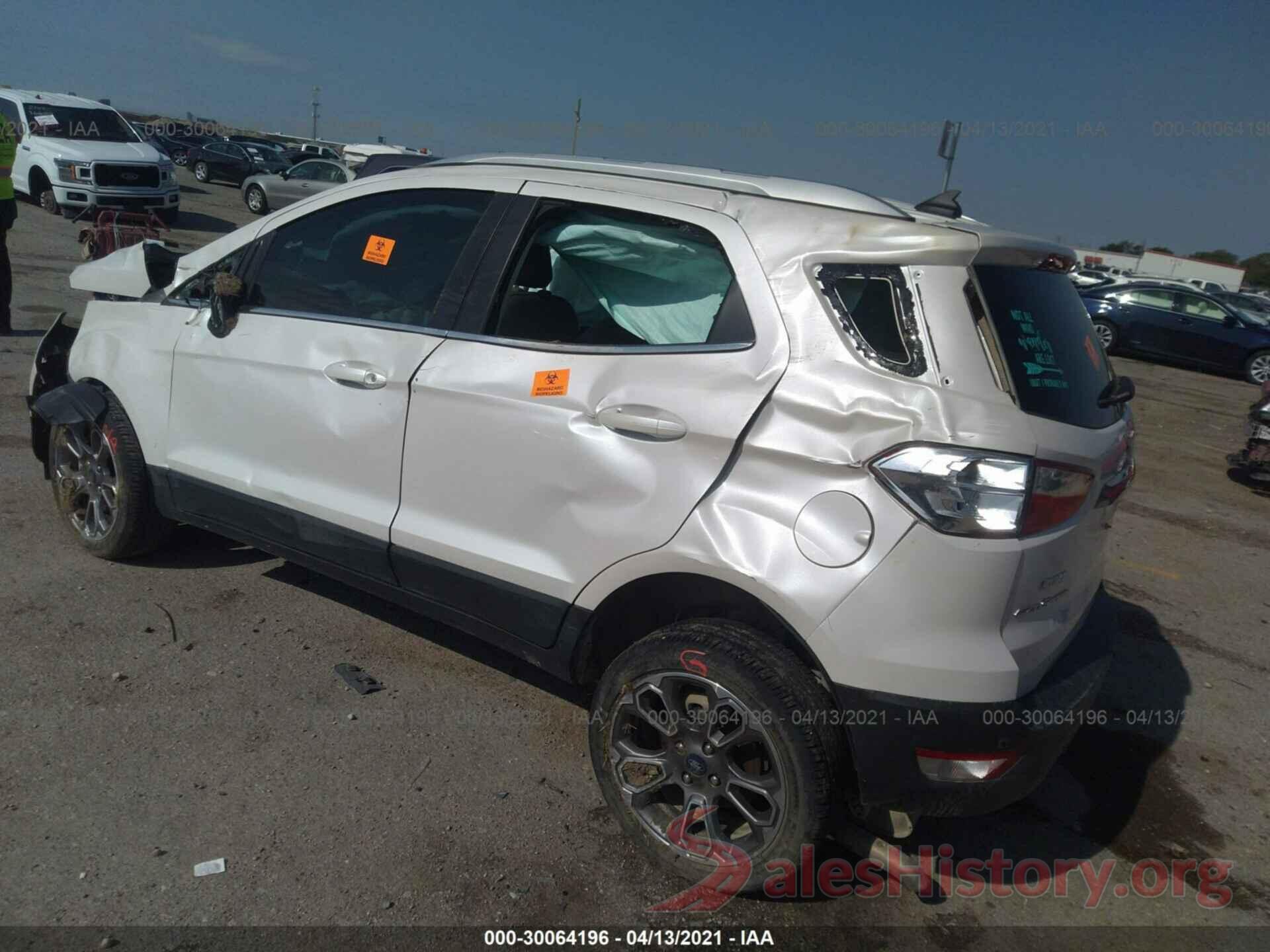 MAJ6S3KL9KC288749 2019 FORD ECOSPORT