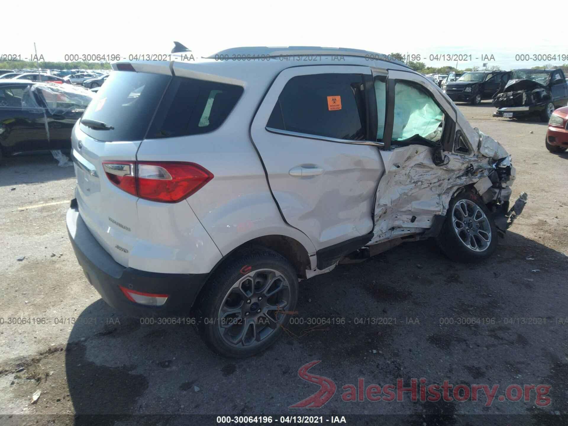 MAJ6S3KL9KC288749 2019 FORD ECOSPORT