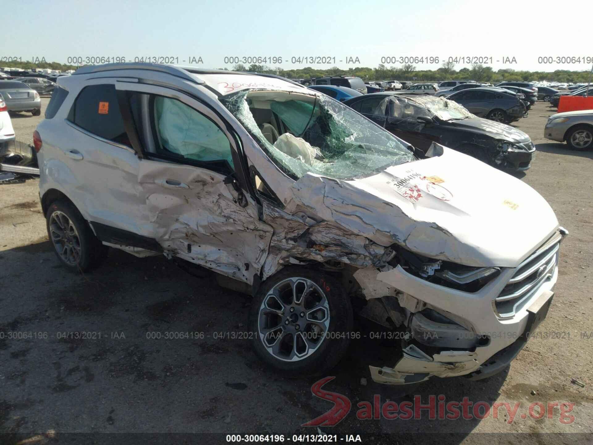 MAJ6S3KL9KC288749 2019 FORD ECOSPORT