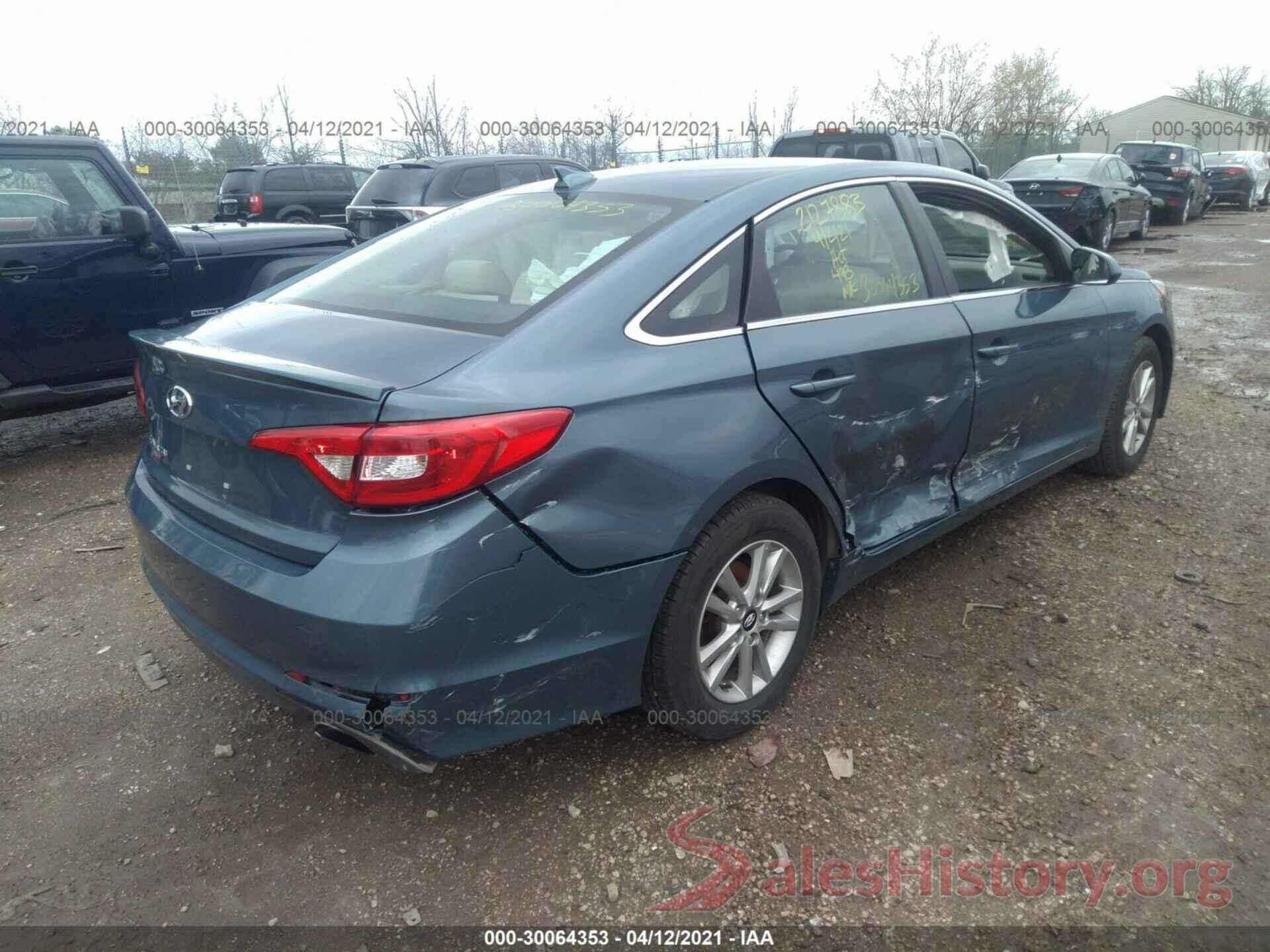 5NPE24AF6GH289117 2016 HYUNDAI SONATA