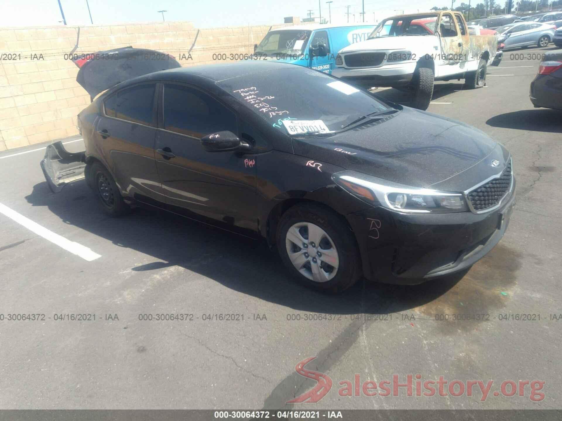 3KPFK4A70JE168799 2018 KIA FORTE