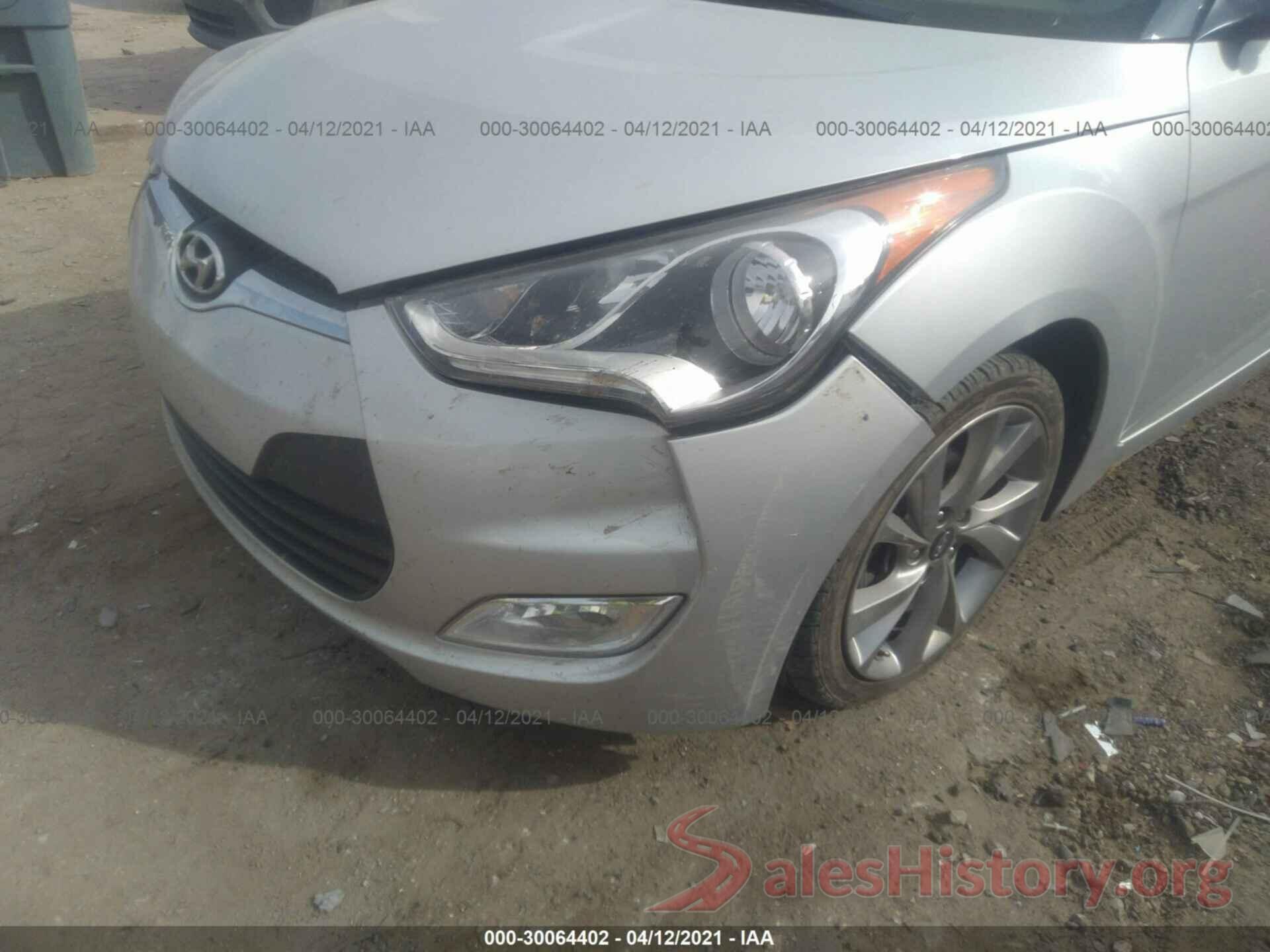 KMHTC6AD4HU309530 2017 HYUNDAI VELOSTER