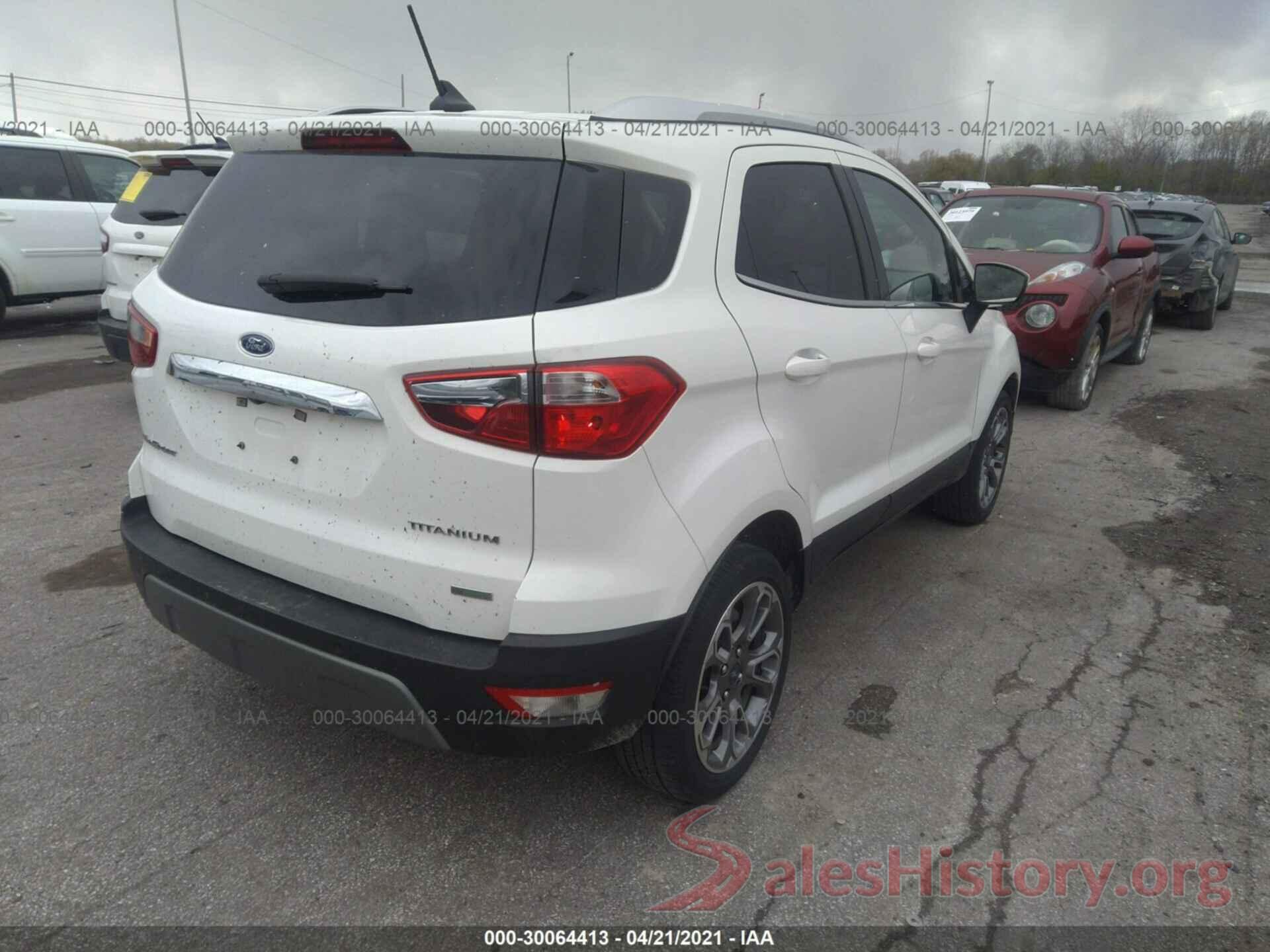 MAJ3S2KE2KC260810 2019 FORD ECOSPORT