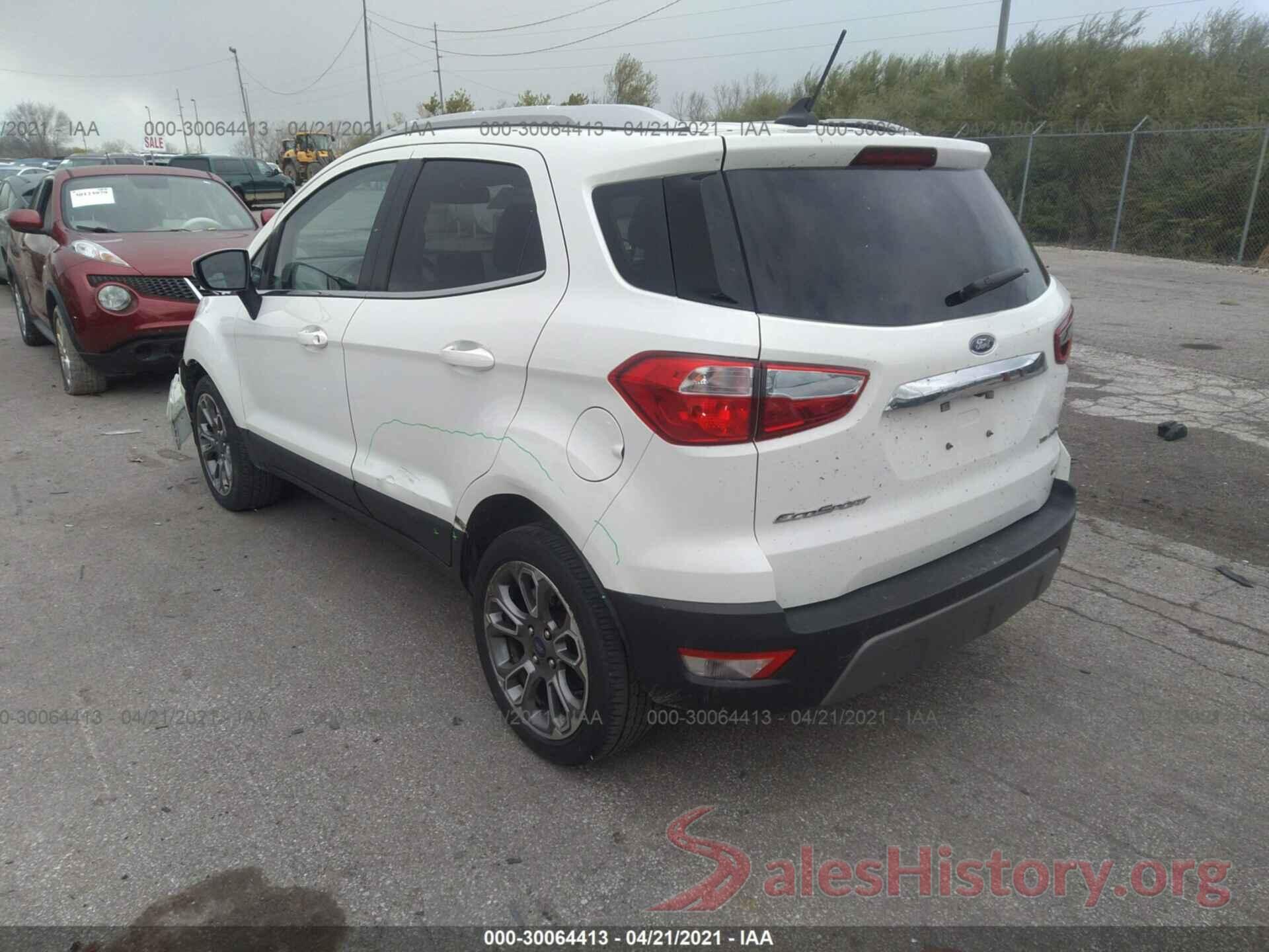 MAJ3S2KE2KC260810 2019 FORD ECOSPORT