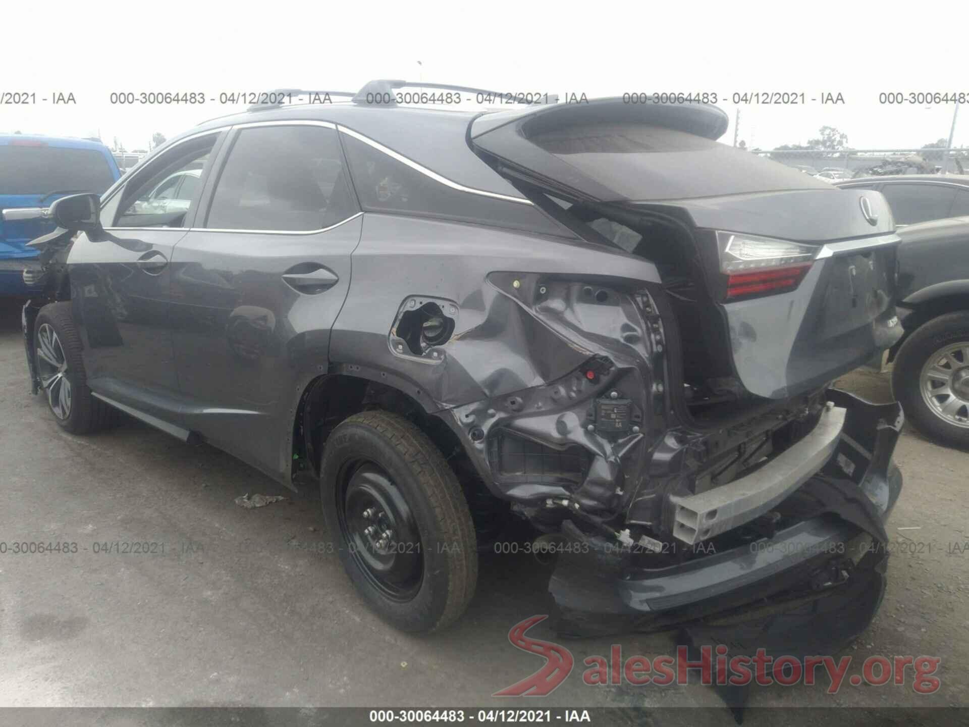 2T2HZMAA3LC167238 2020 LEXUS RX