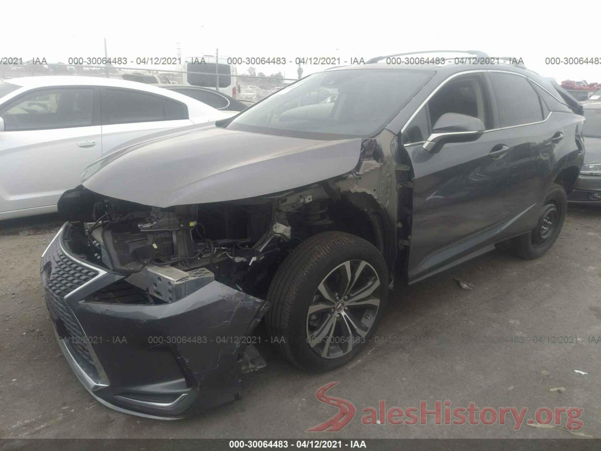 2T2HZMAA3LC167238 2020 LEXUS RX