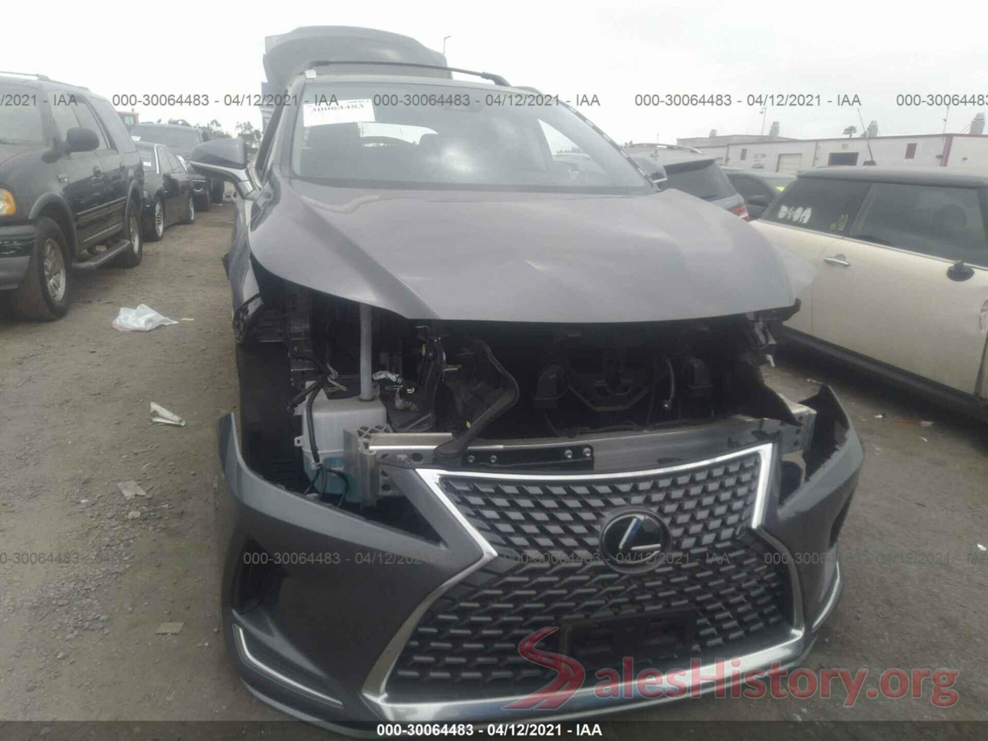 2T2HZMAA3LC167238 2020 LEXUS RX