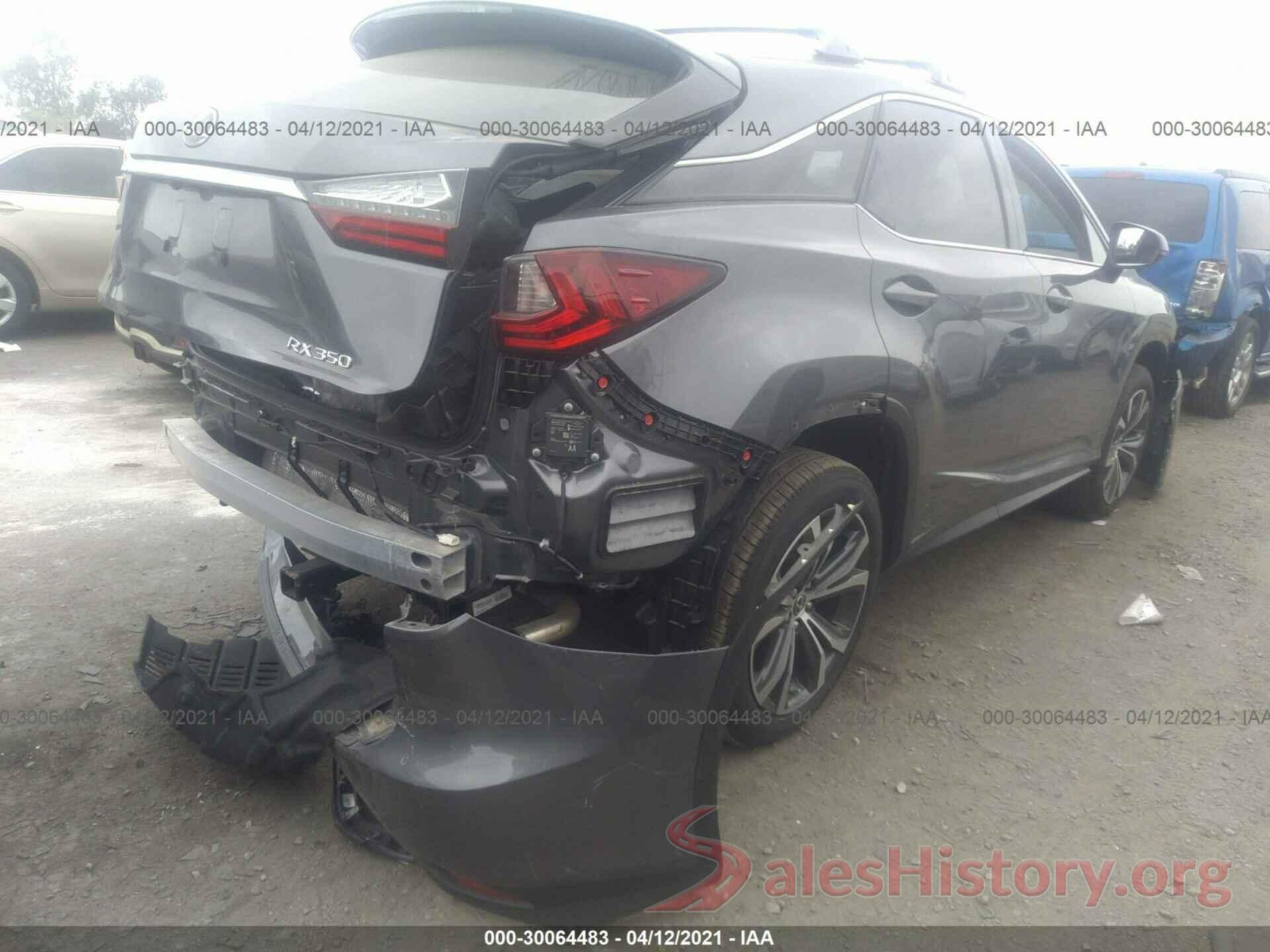 2T2HZMAA3LC167238 2020 LEXUS RX