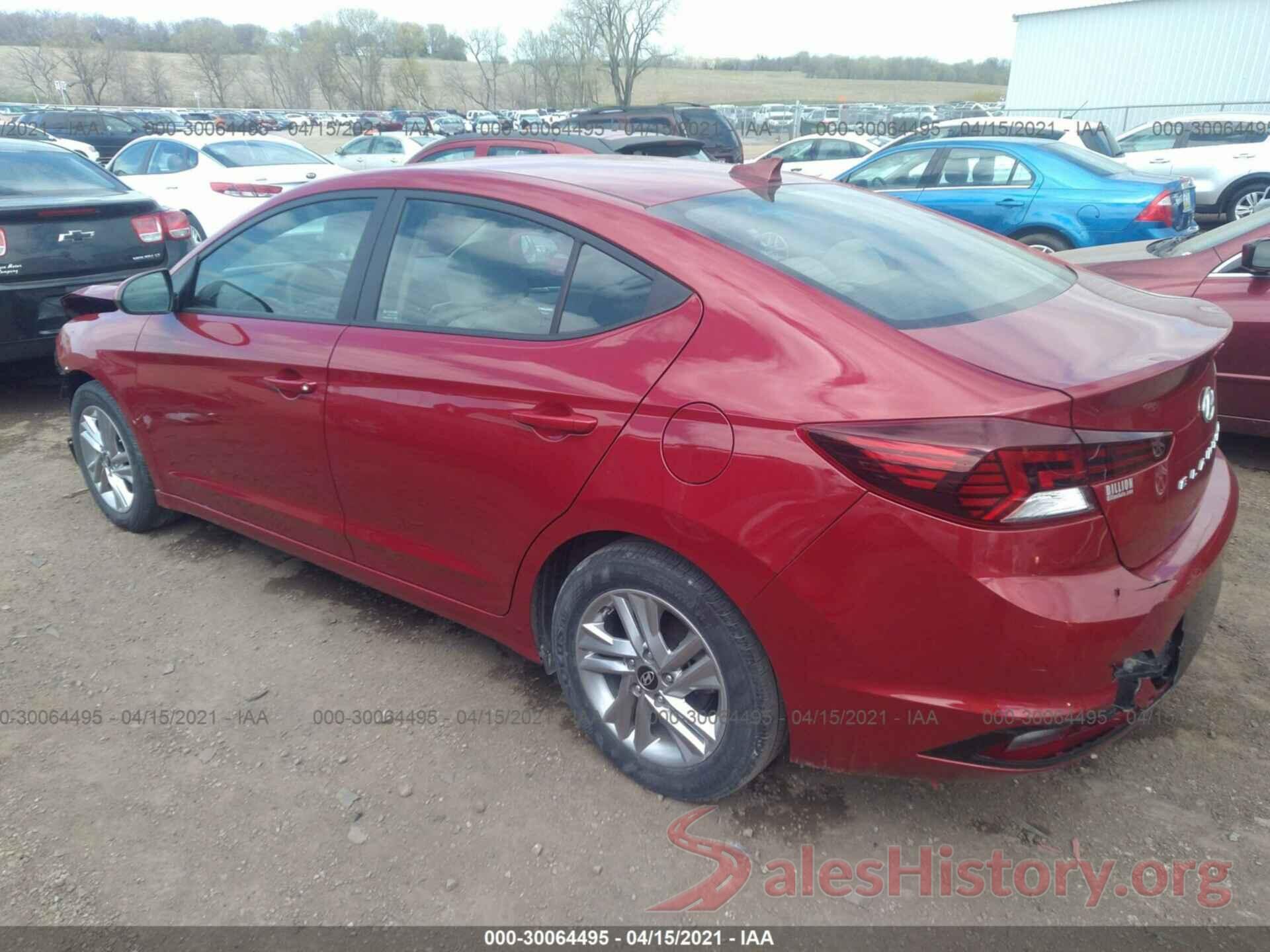 KMHD84LF1KU780289 2019 HYUNDAI ELANTRA