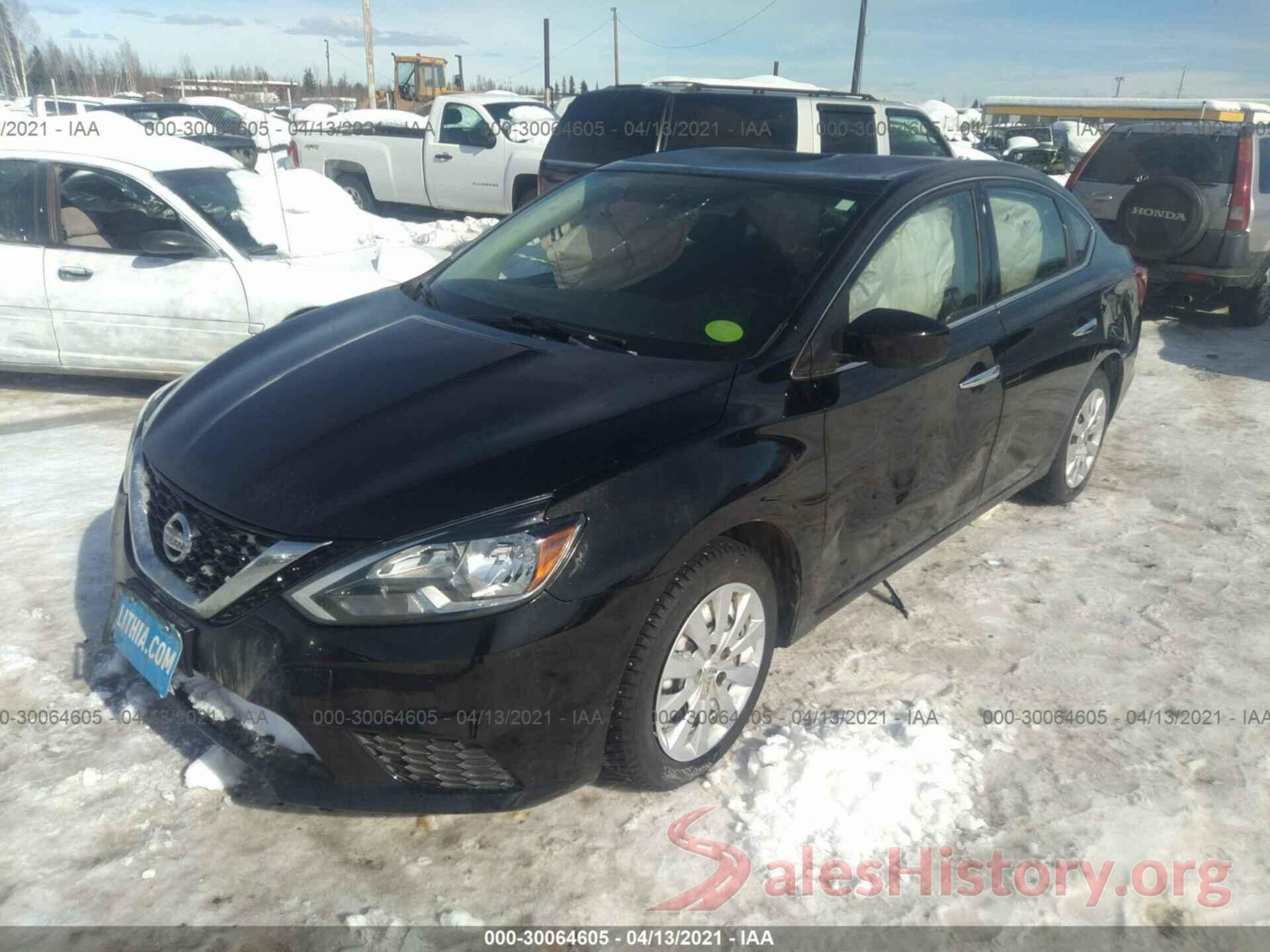 3N1AB7AP1KY313332 2019 NISSAN SENTRA