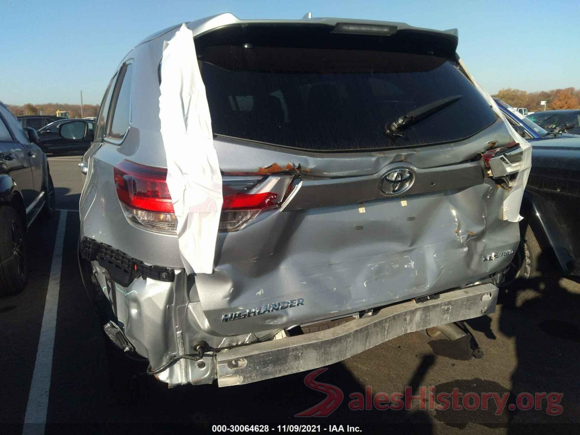 5TDJZRFH3KS623088 2019 TOYOTA HIGHLANDER