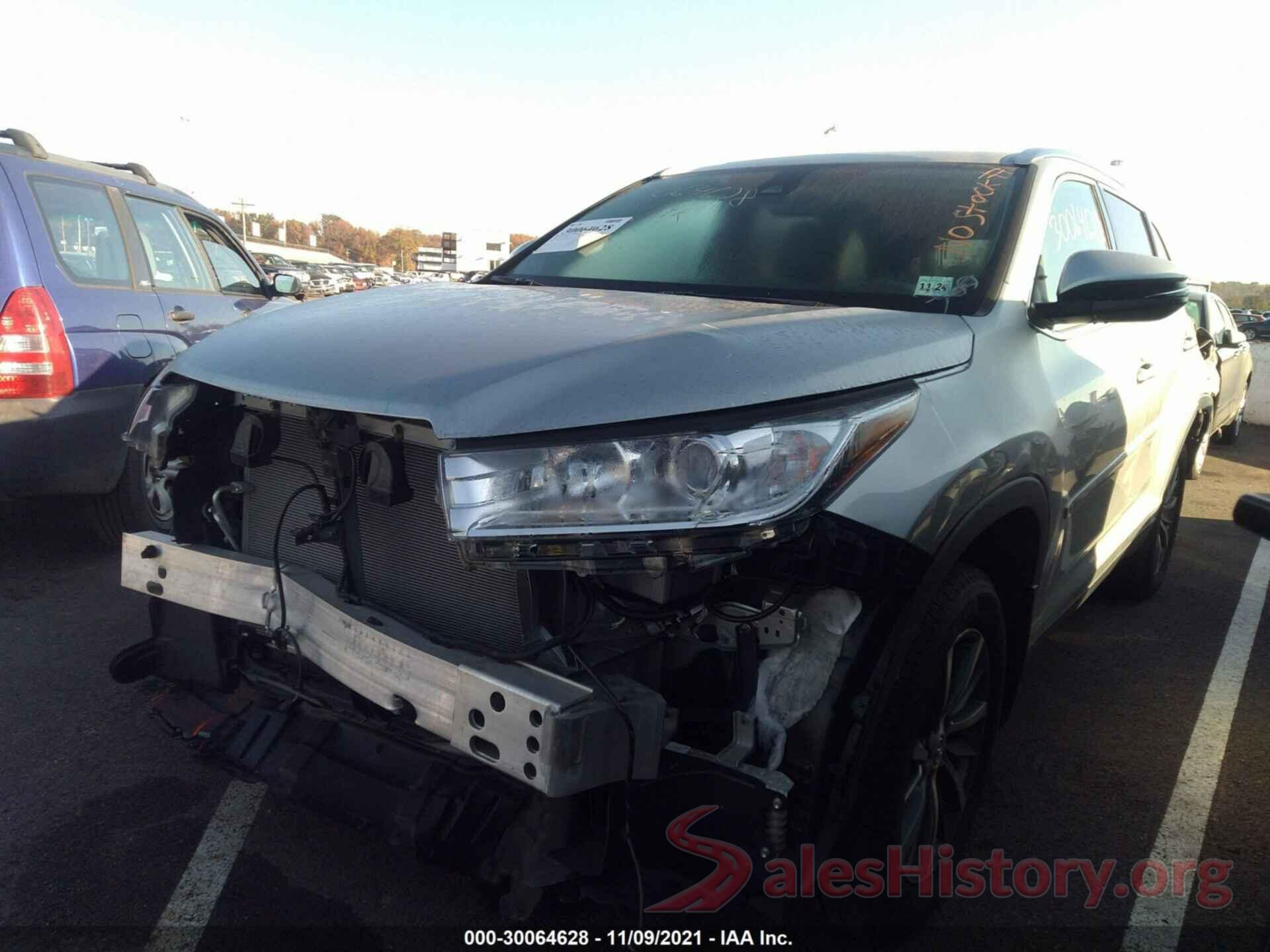 5TDJZRFH3KS623088 2019 TOYOTA HIGHLANDER