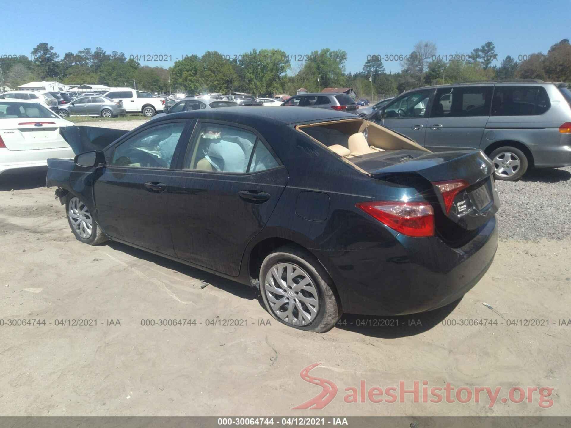 2T1BURHE1JC003840 2018 TOYOTA COROLLA