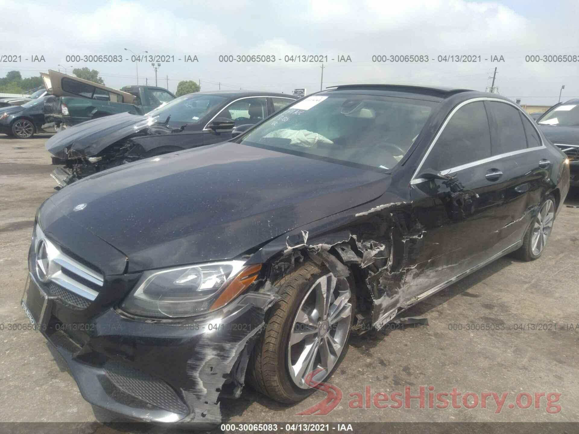 55SWF4JB3HU181266 2017 MERCEDES-BENZ C-CLASS