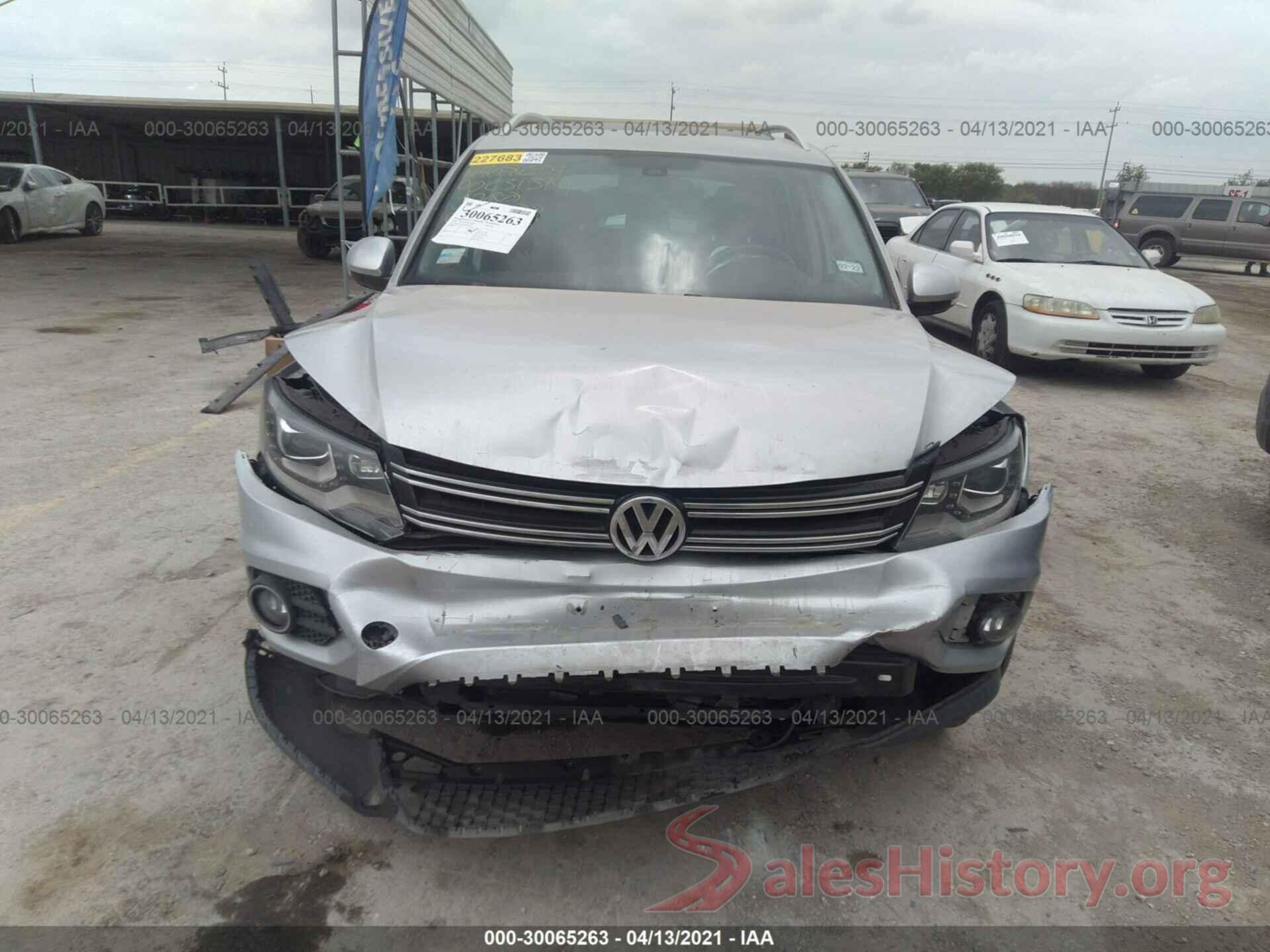 WVGAV7AX0GW560288 2016 VOLKSWAGEN TIGUAN