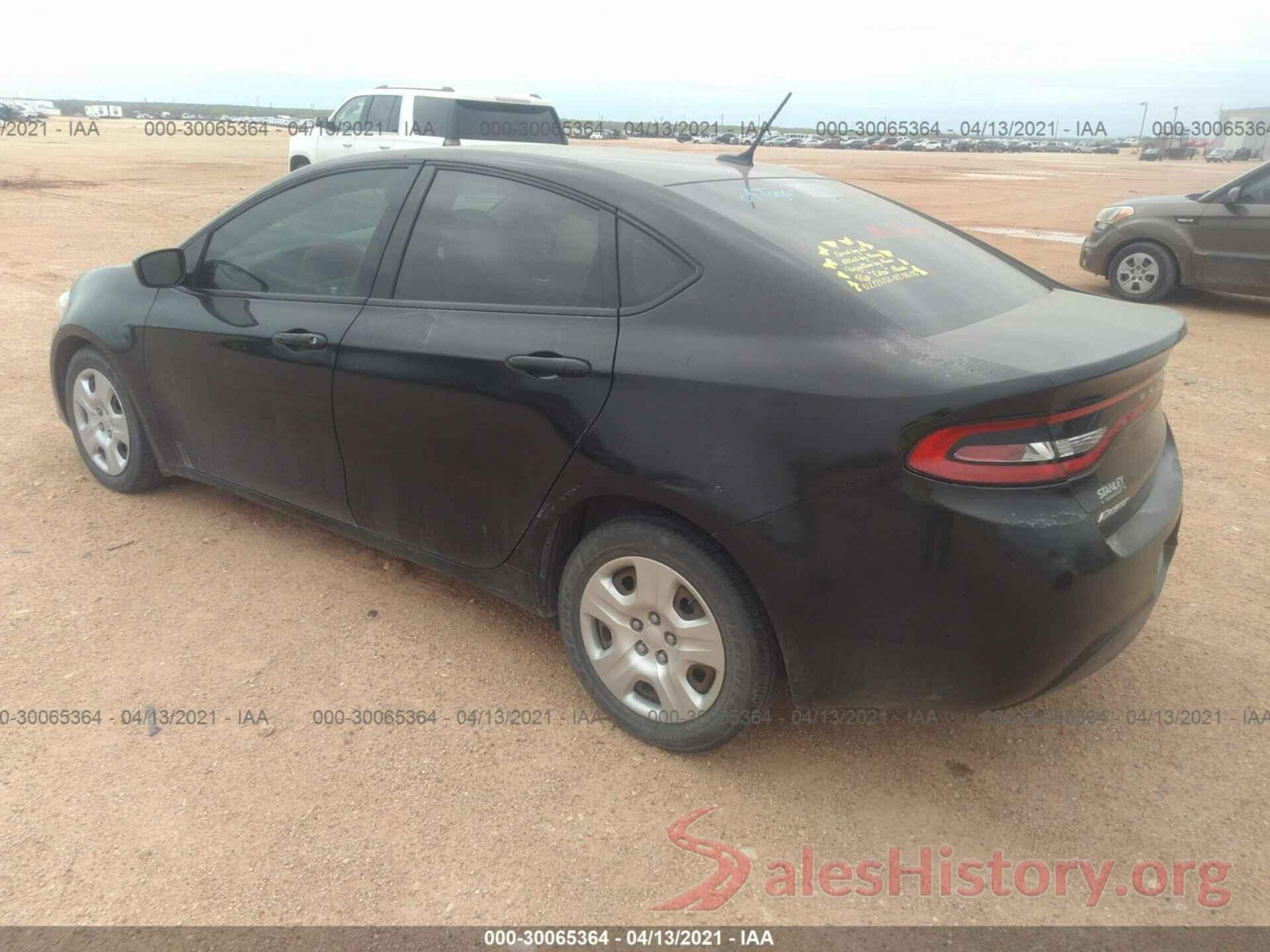 1C3CDFAA9GD503741 2016 DODGE DART