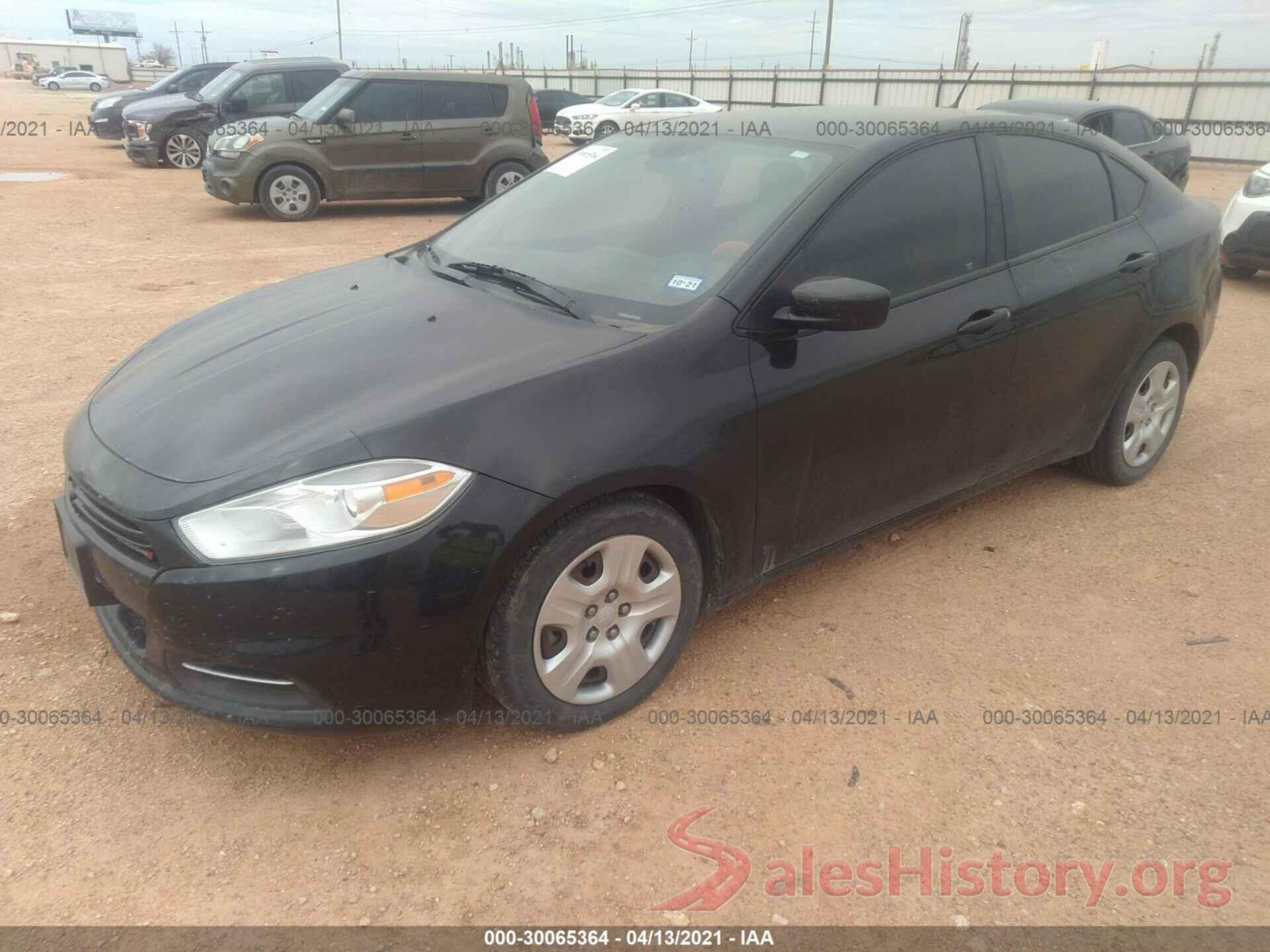 1C3CDFAA9GD503741 2016 DODGE DART