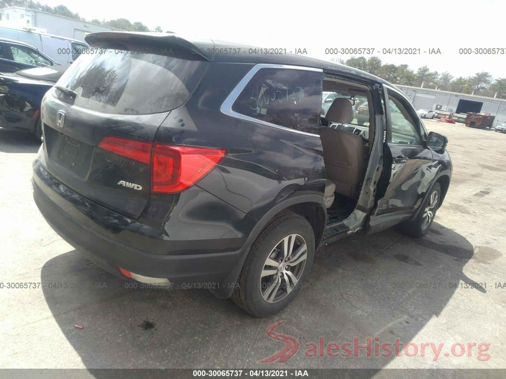 5FNYF6H54JB006519 2018 HONDA PILOT