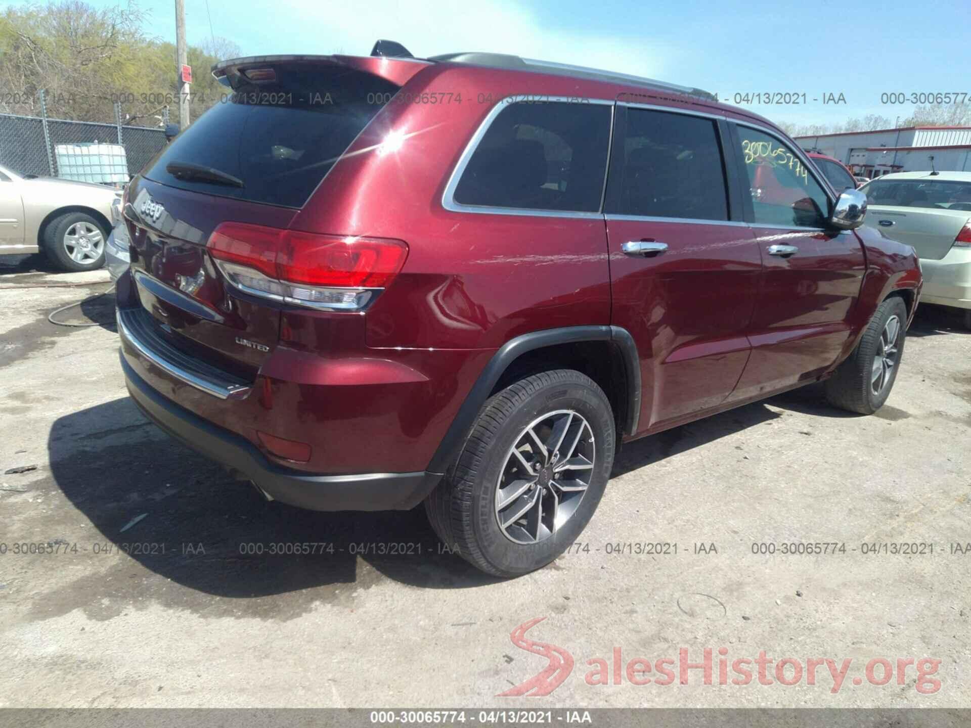 1C4RJFBG4KC653014 2019 JEEP GRAND CHEROKEE