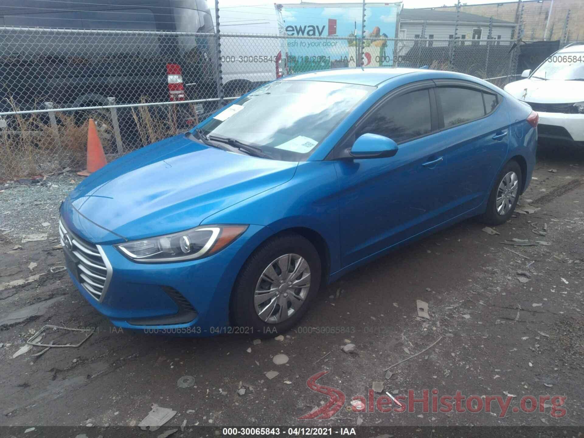 KMHD74LF5HU127198 2017 HYUNDAI ELANTRA