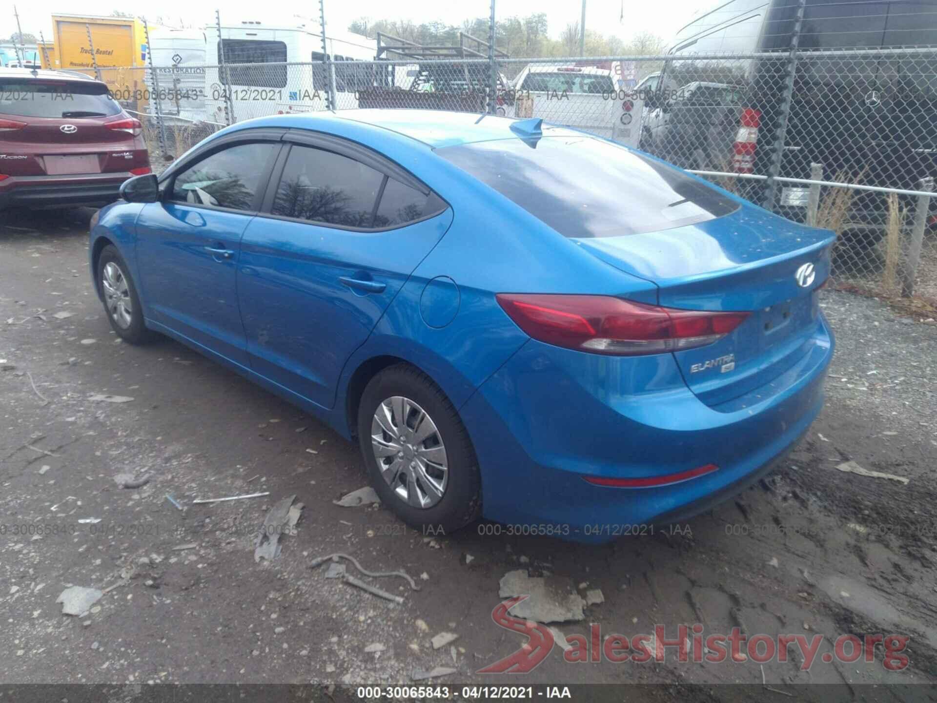 KMHD74LF5HU127198 2017 HYUNDAI ELANTRA