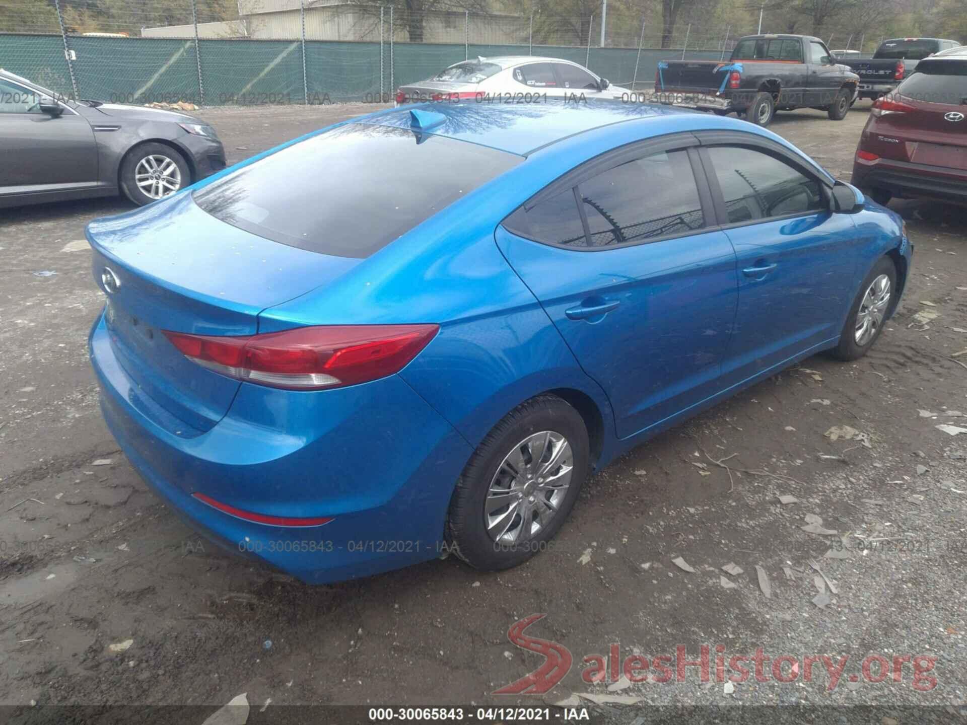 KMHD74LF5HU127198 2017 HYUNDAI ELANTRA