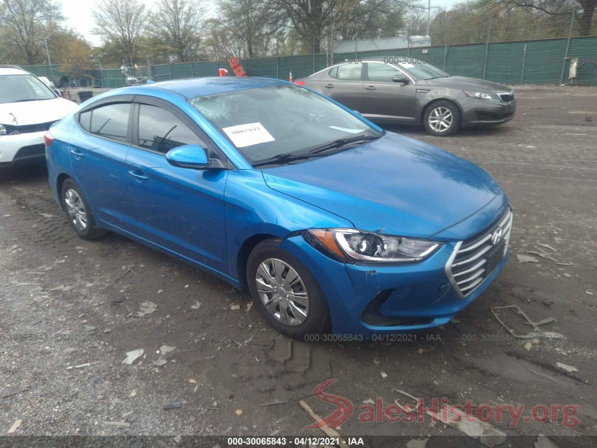 KMHD74LF5HU127198 2017 HYUNDAI ELANTRA