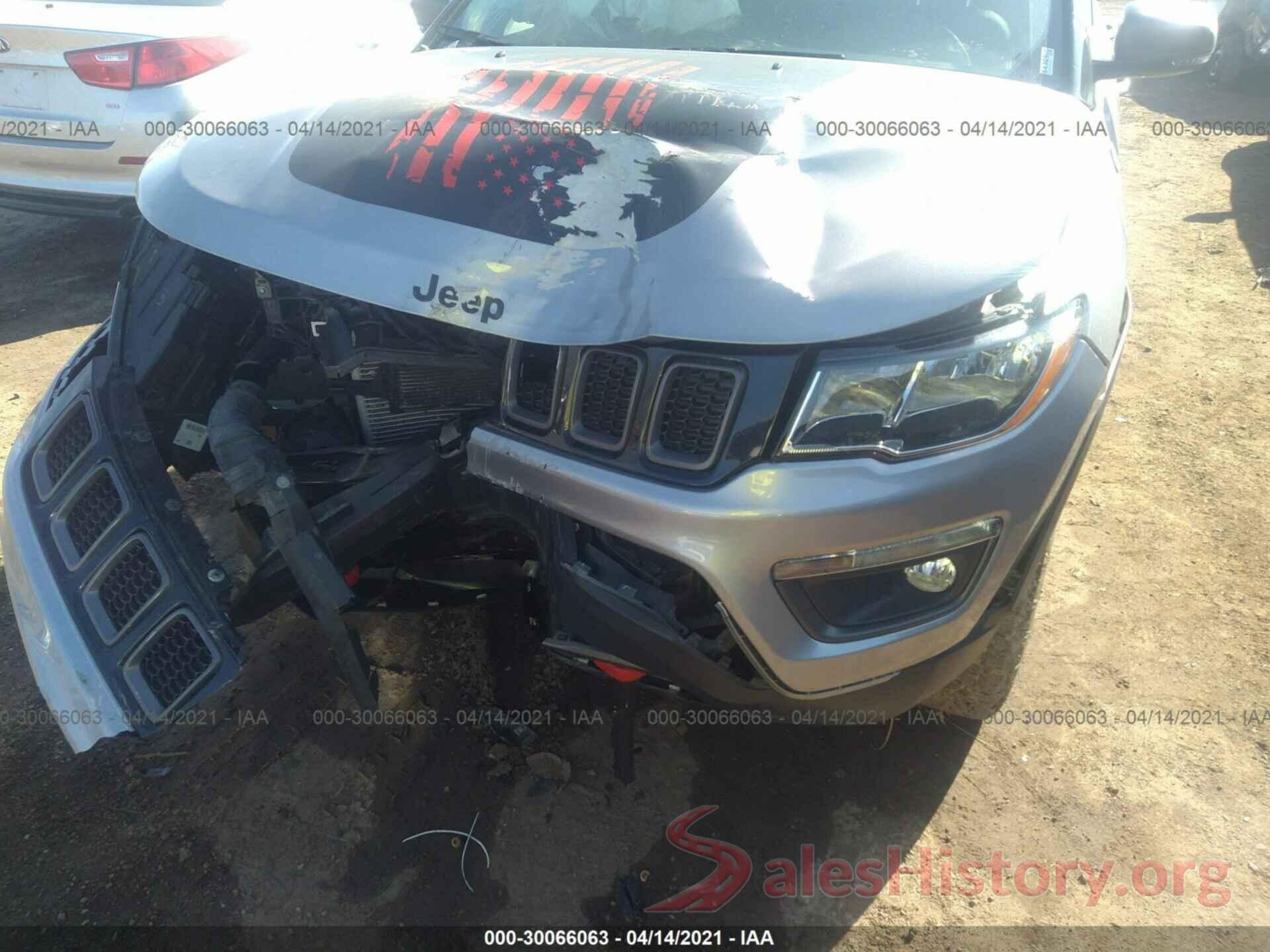 3C4NJDDBXLT119073 2020 JEEP COMPASS