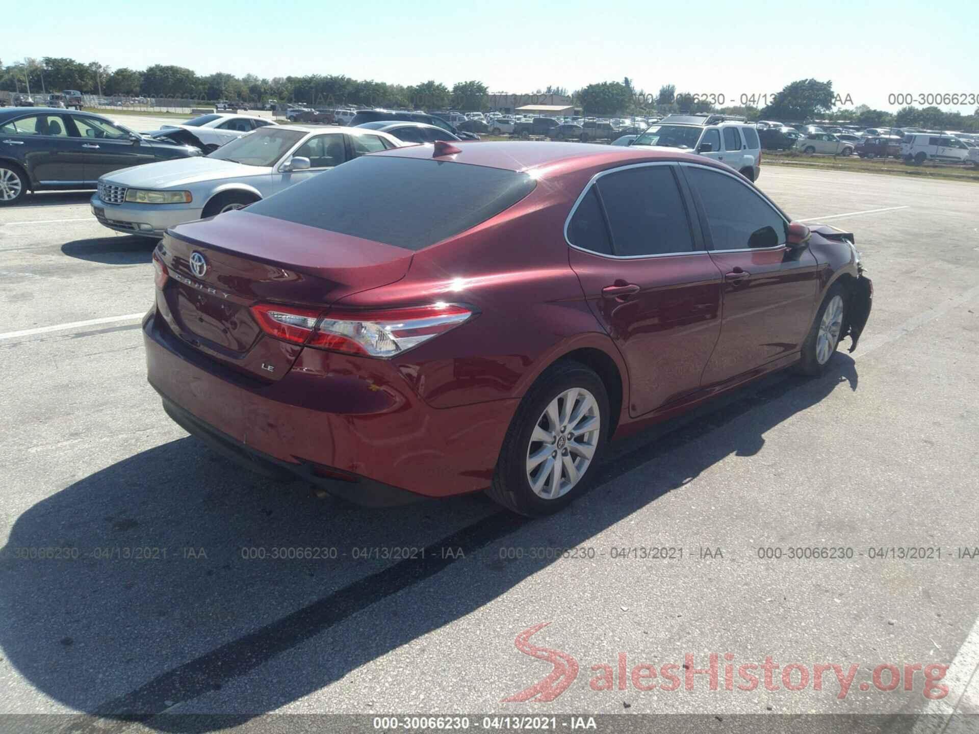 4T1B11HK4KU246865 2019 TOYOTA CAMRY