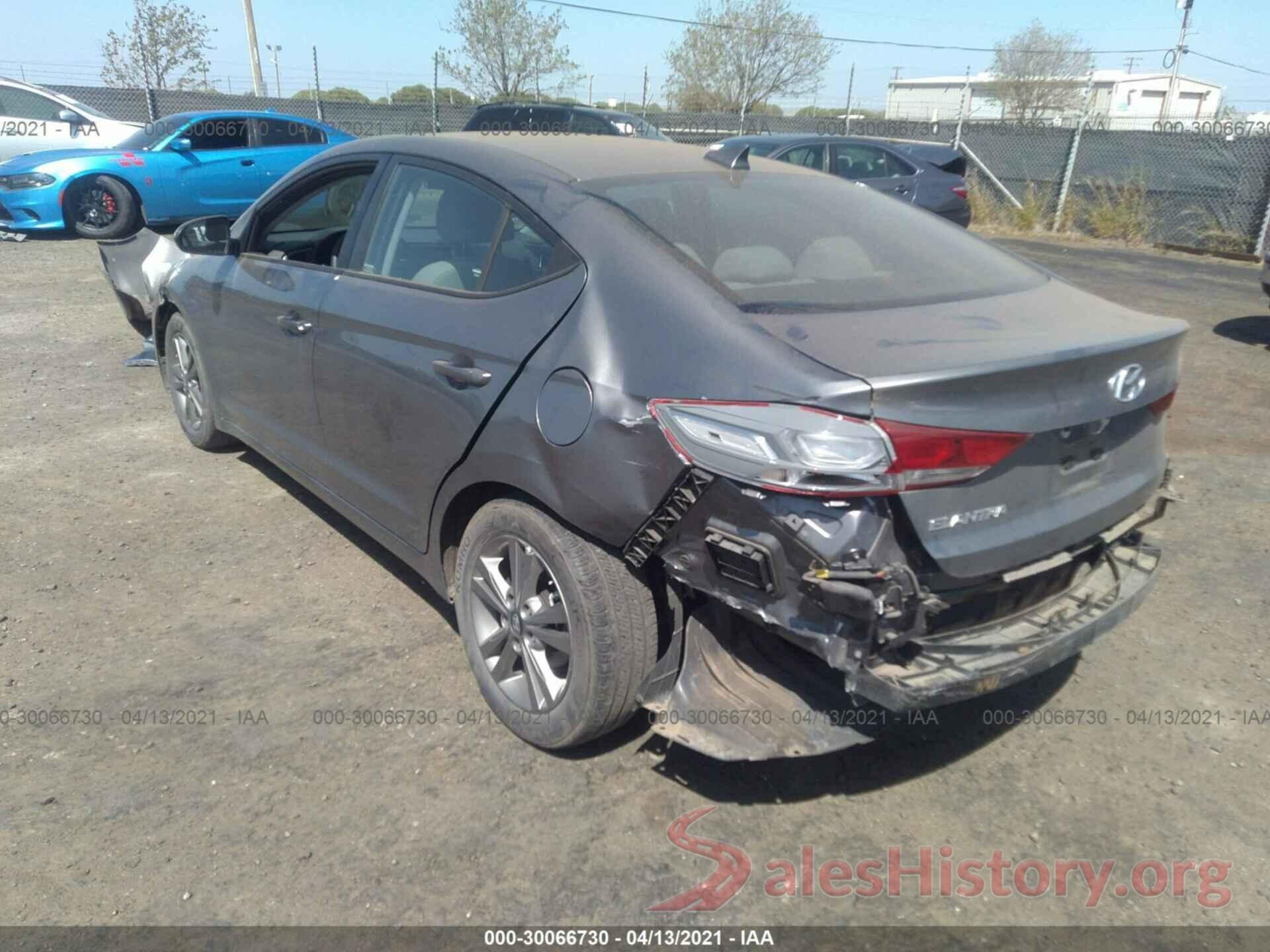 5NPD84LFXJH310582 2018 HYUNDAI ELANTRA