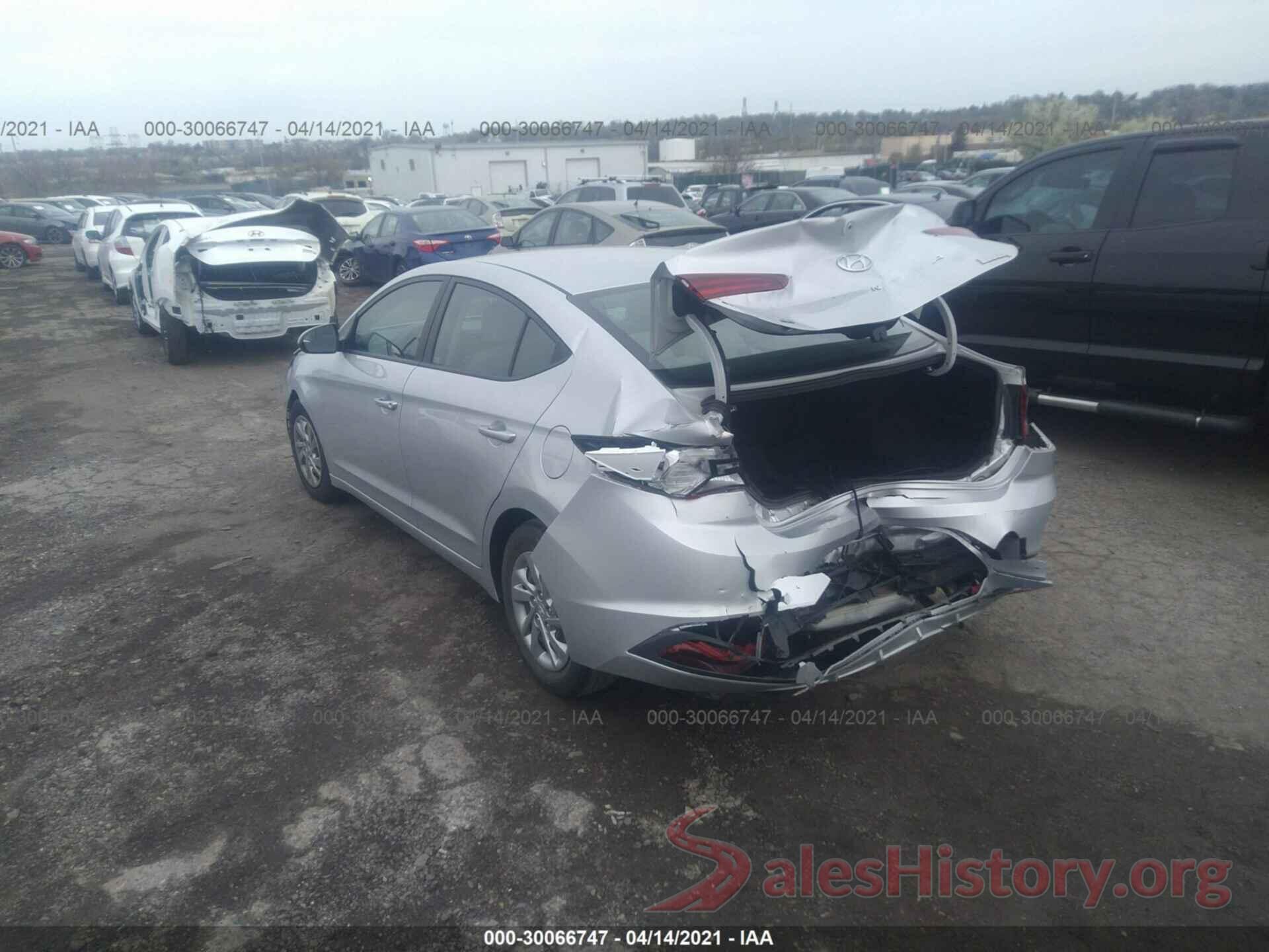 KMHD74LF3KU784072 2019 HYUNDAI ELANTRA