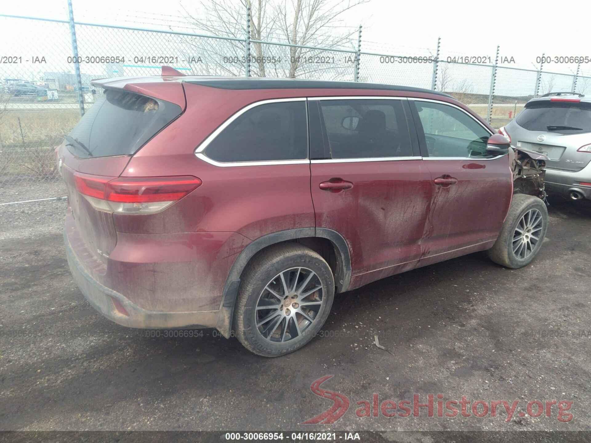 5TDJZRFH4JS561991 2018 TOYOTA HIGHLANDER