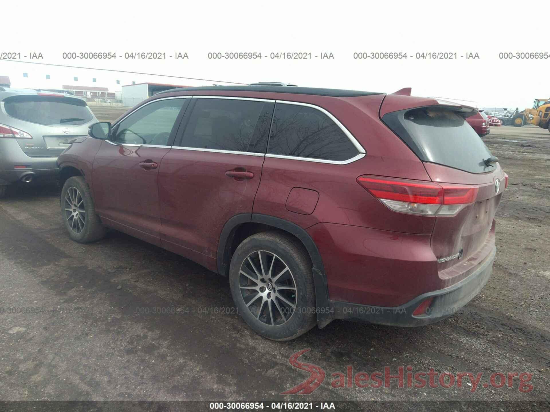 5TDJZRFH4JS561991 2018 TOYOTA HIGHLANDER