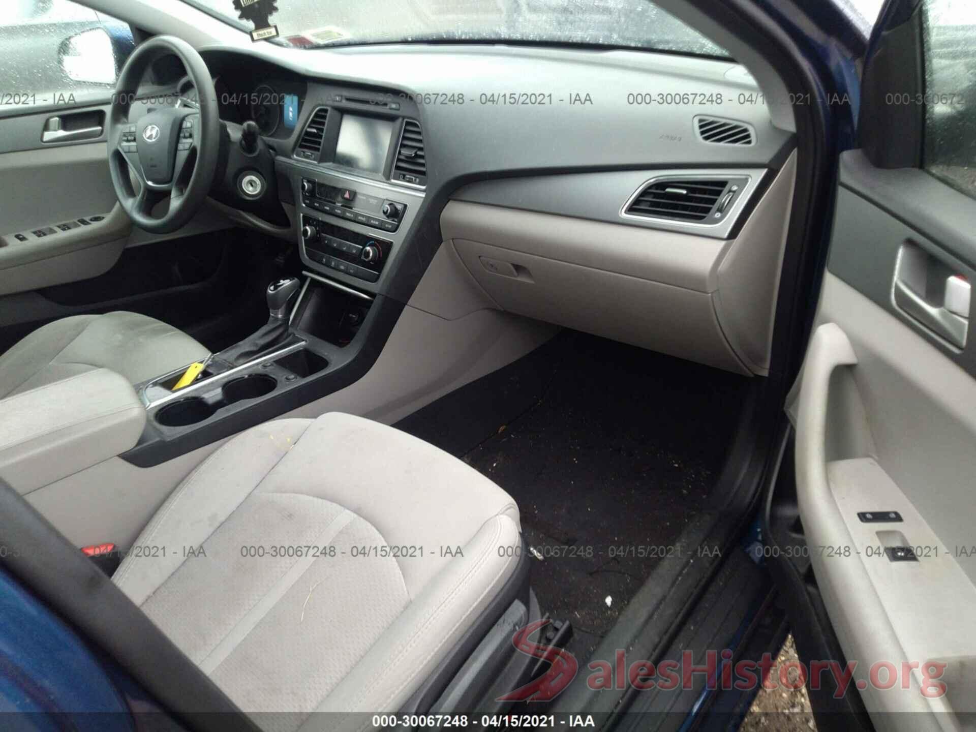 5NPE24AFXGH296166 2016 HYUNDAI SONATA