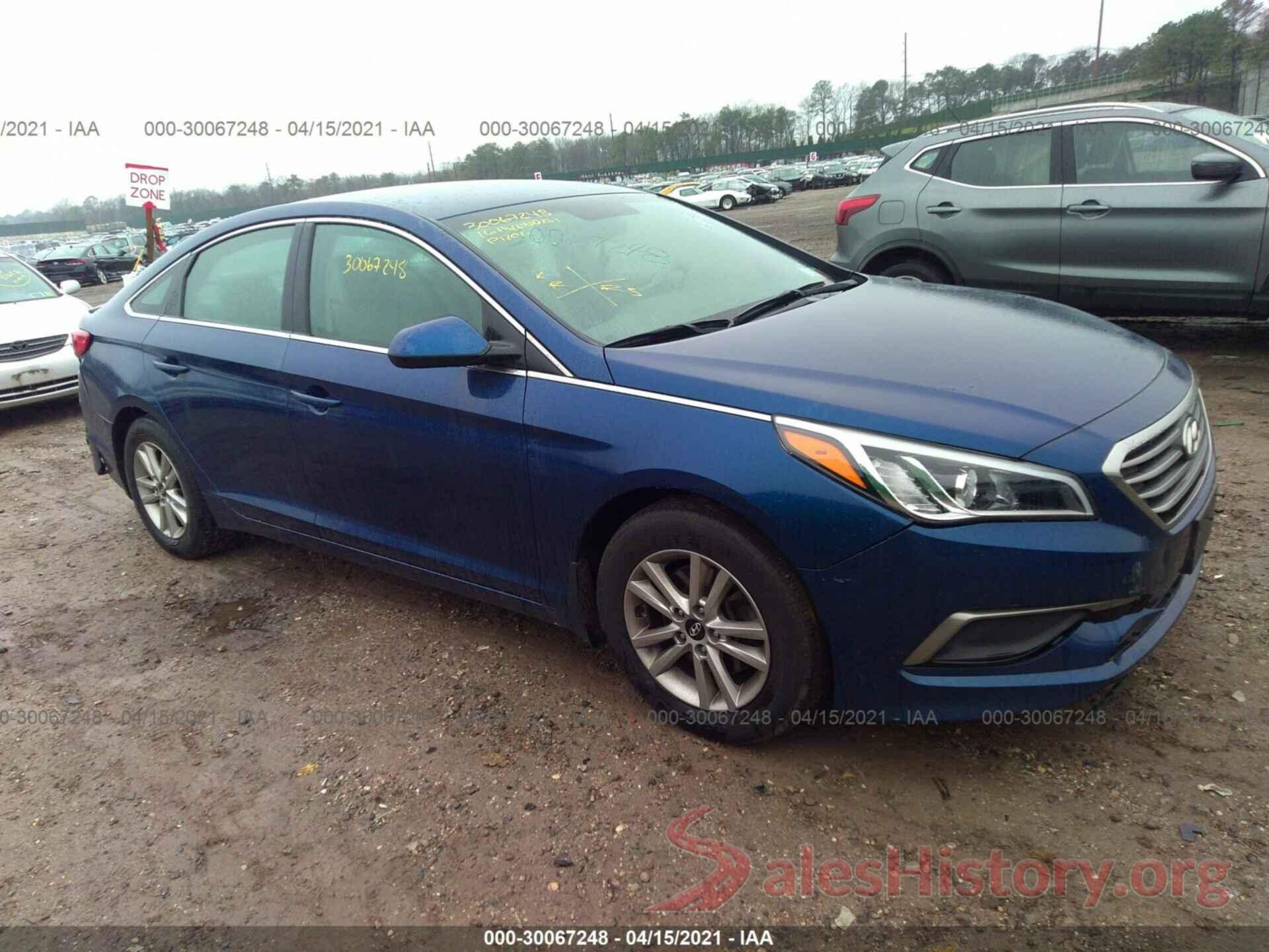 5NPE24AFXGH296166 2016 HYUNDAI SONATA