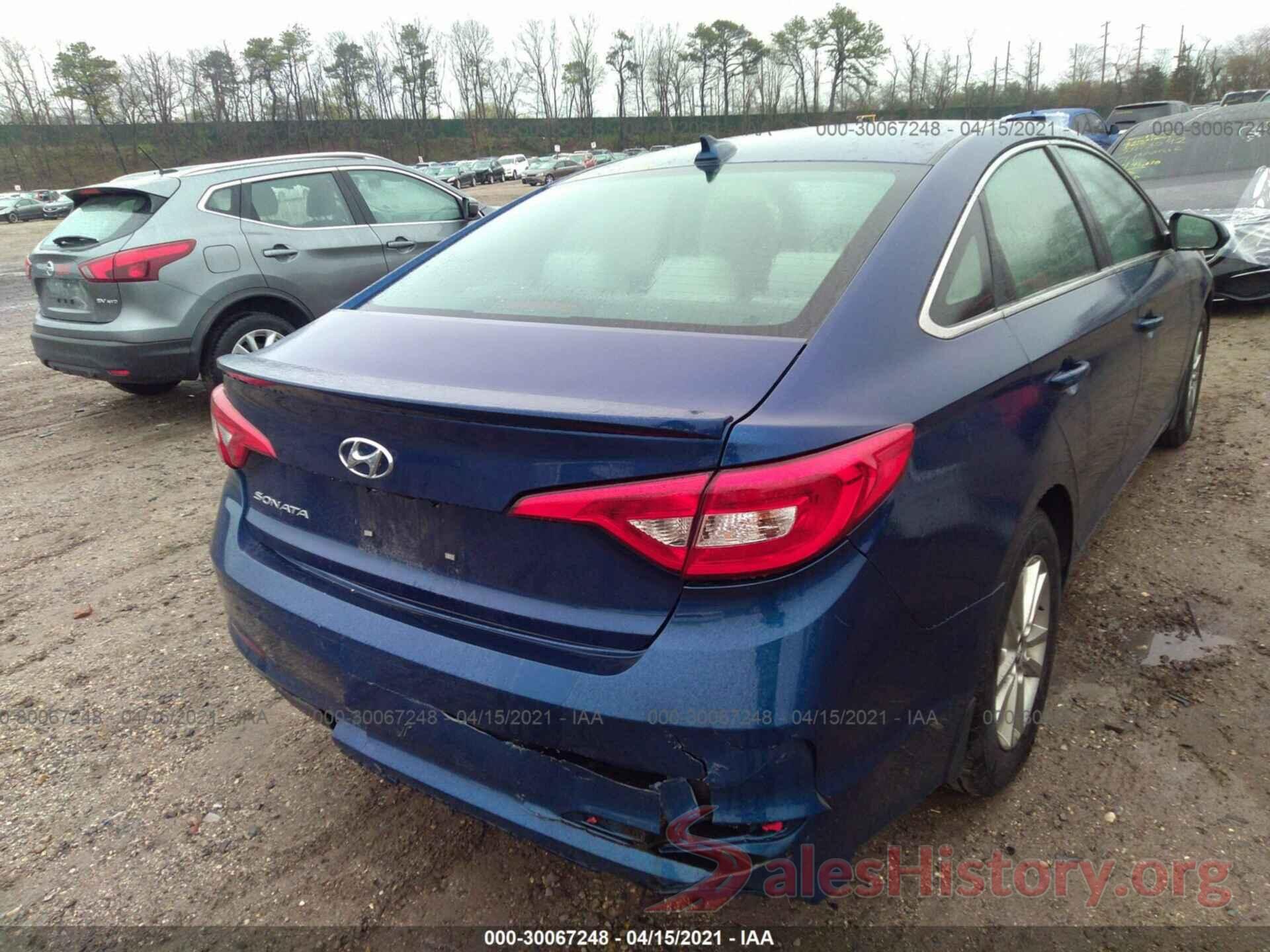 5NPE24AFXGH296166 2016 HYUNDAI SONATA