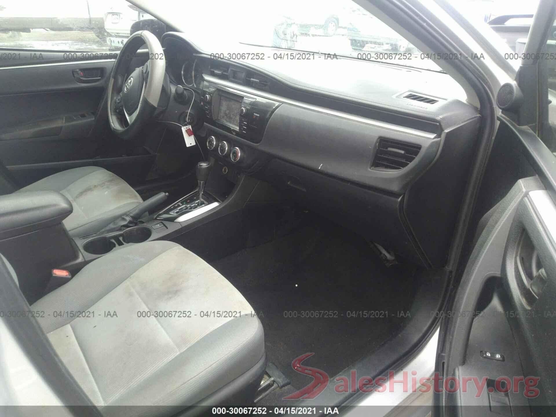 5YFBURHE9GP385642 2016 TOYOTA COROLLA