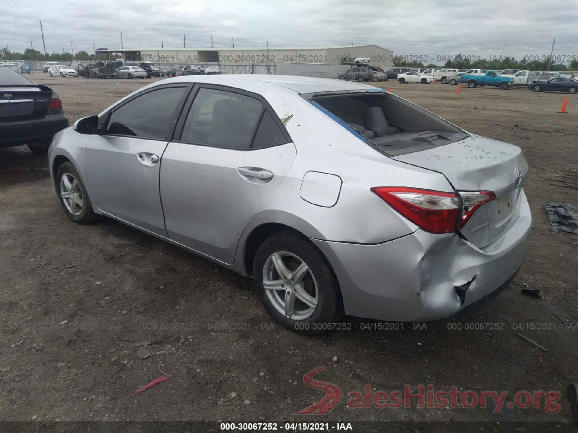 5YFBURHE9GP385642 2016 TOYOTA COROLLA