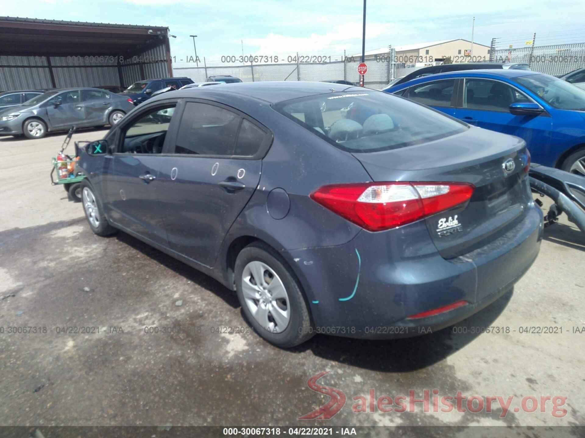 KNAFX4A62G5512787 2016 KIA FORTE