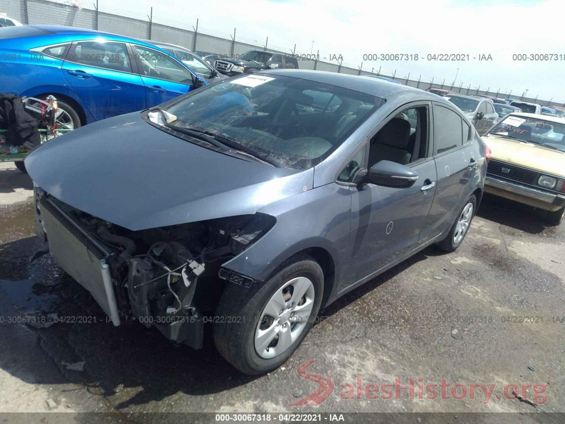 KNAFX4A62G5512787 2016 KIA FORTE