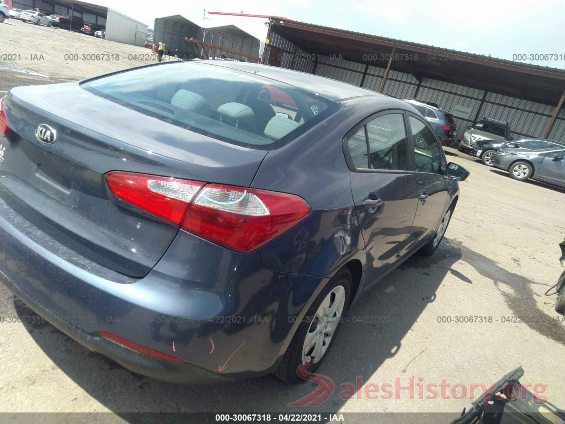 KNAFX4A62G5512787 2016 KIA FORTE